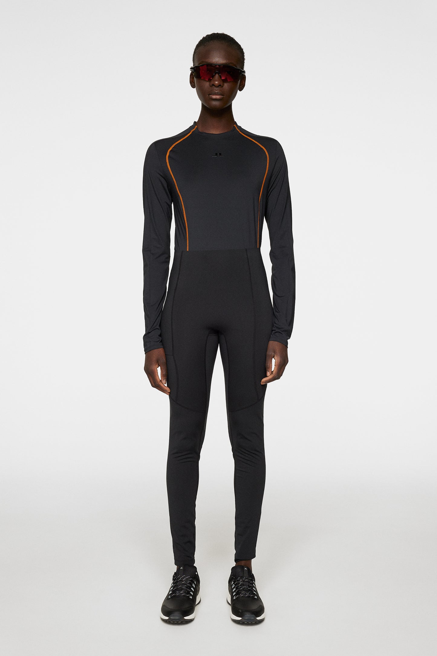 Allien Long Sleeve Top in Black by J.Lindeberg