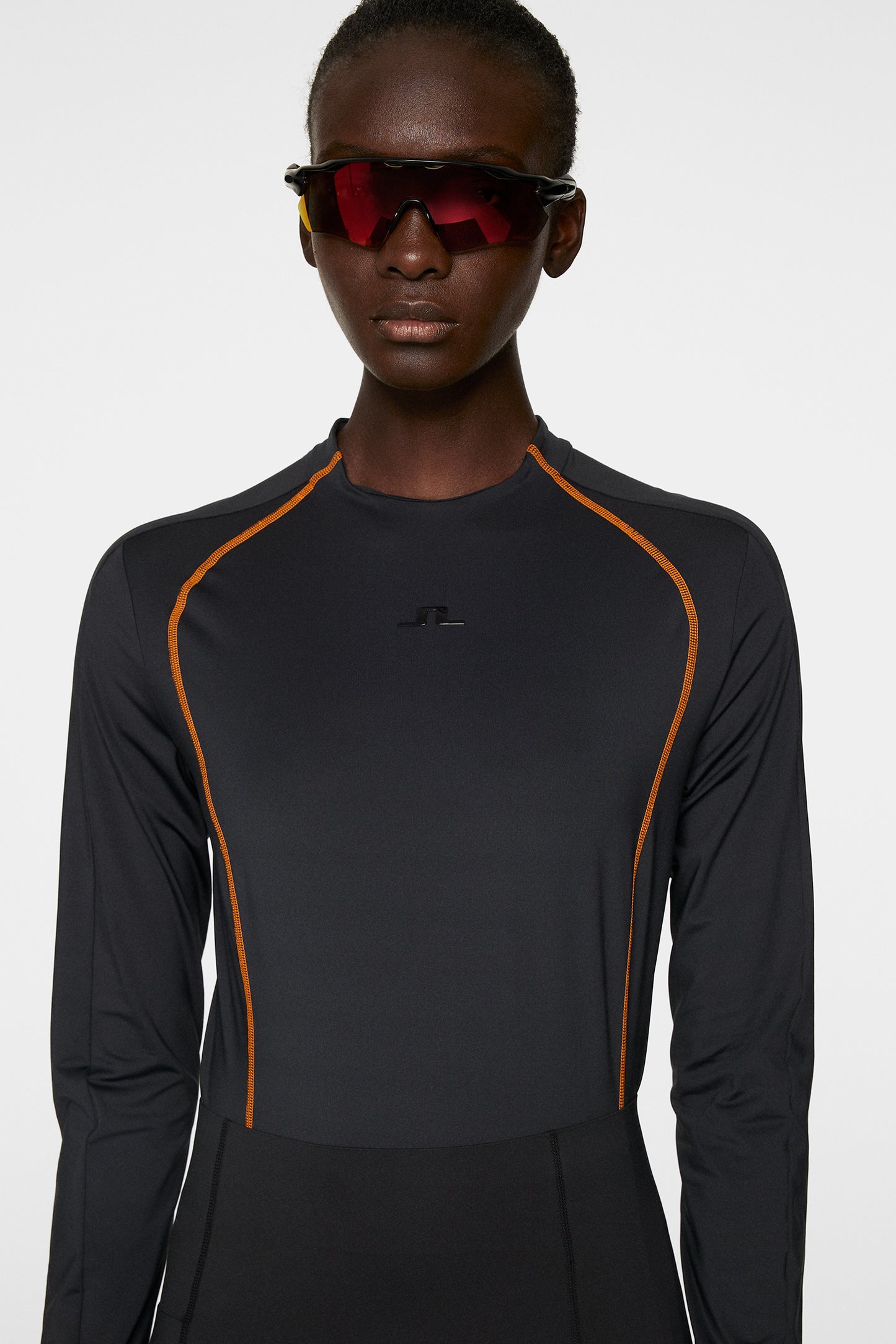 Allien Long Sleeve Top in Black by J.Lindeberg