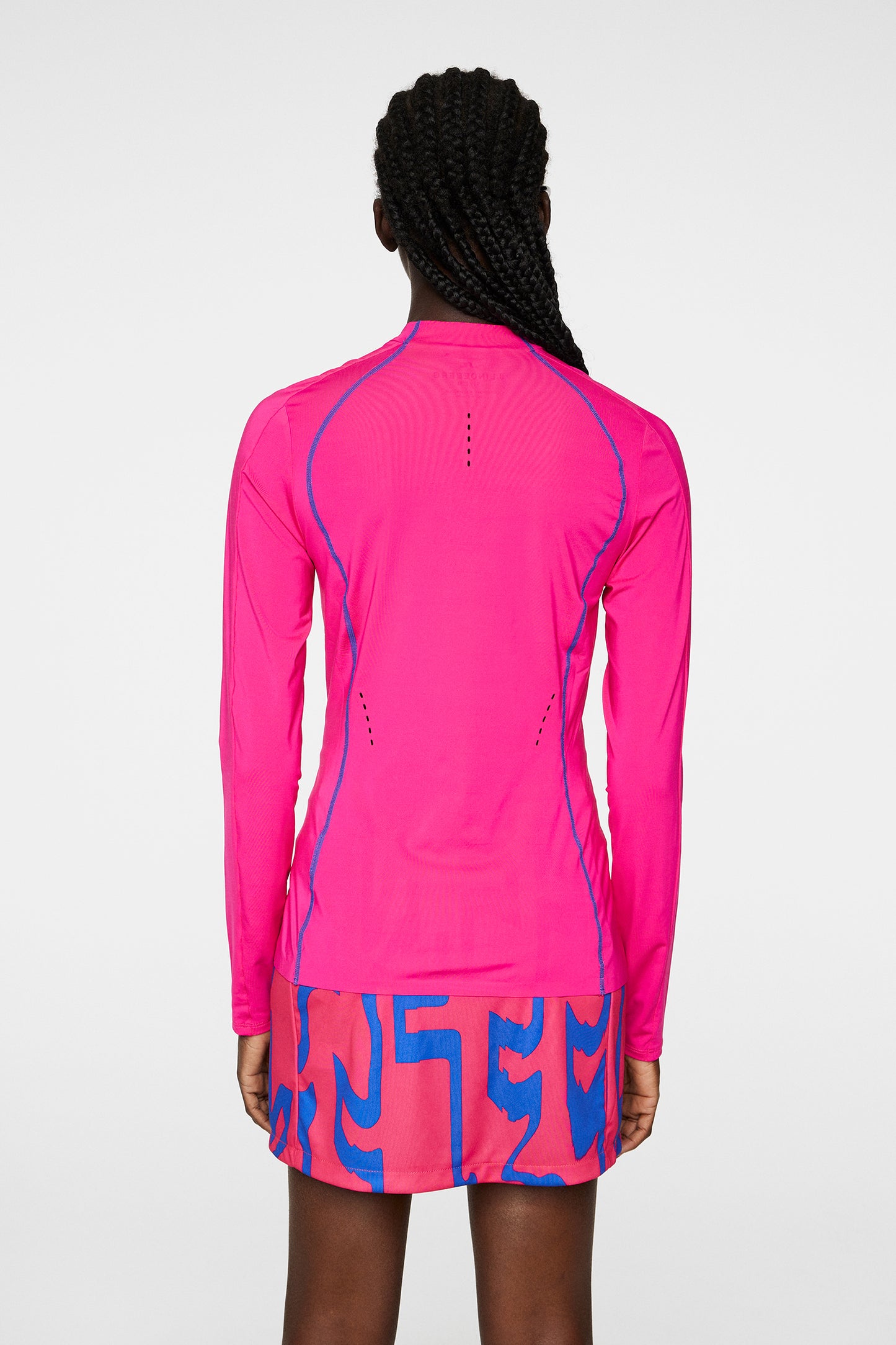 Allien Long Sleeve Top in Pink Peacock by J.Lindeberg