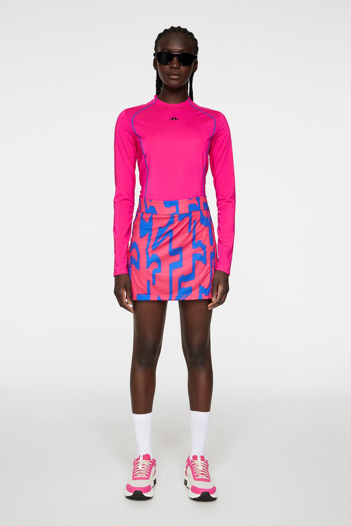 Allien Long Sleeve Top in Pink Peacock by J.Lindeberg