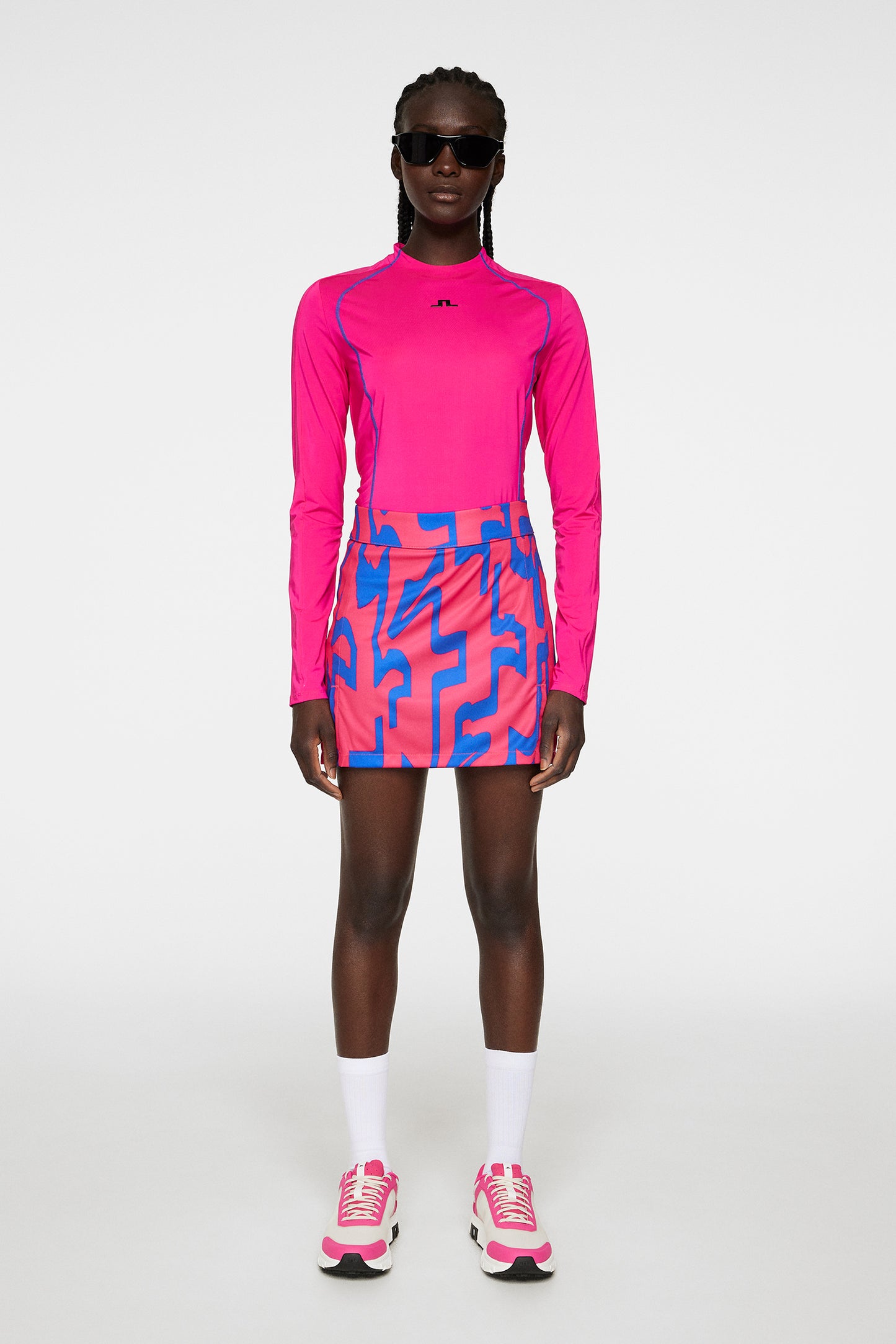 Allien Long Sleeve Top in Pink Peacock by J.Lindeberg