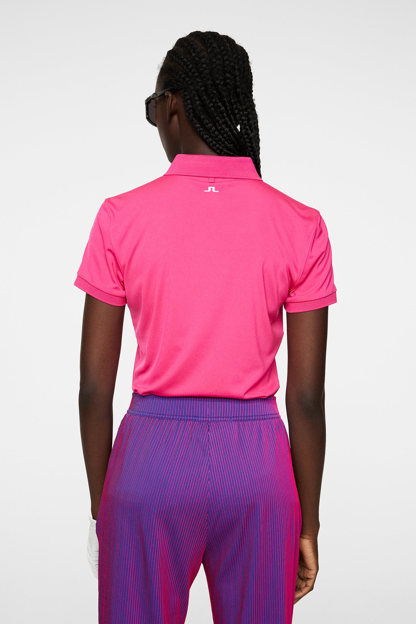 Tour Tech Polo in Pink Peacock by J.Lindeberg
