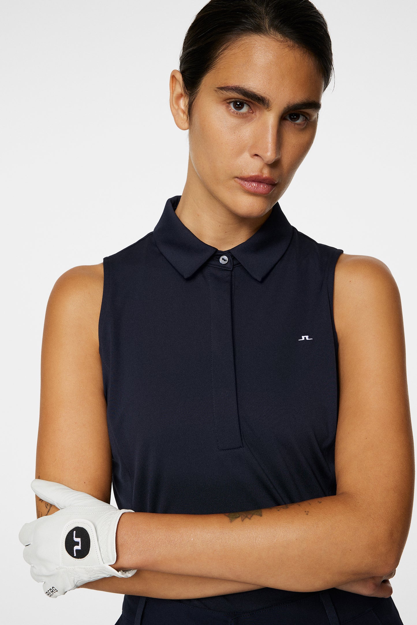 Dena Sleeveless Top in JL Navy by J.Lindeberg