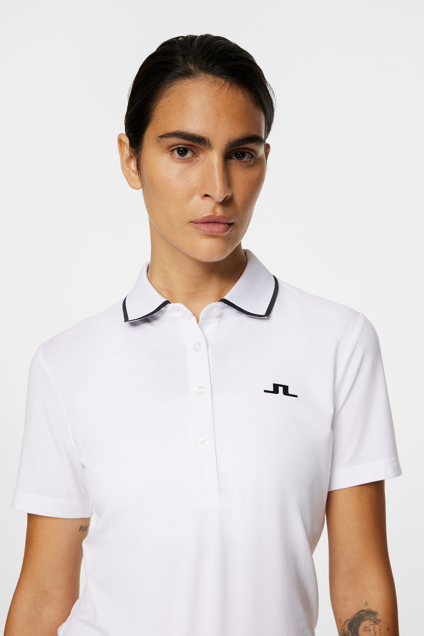 Lille Polo in White by J.Lindeberg