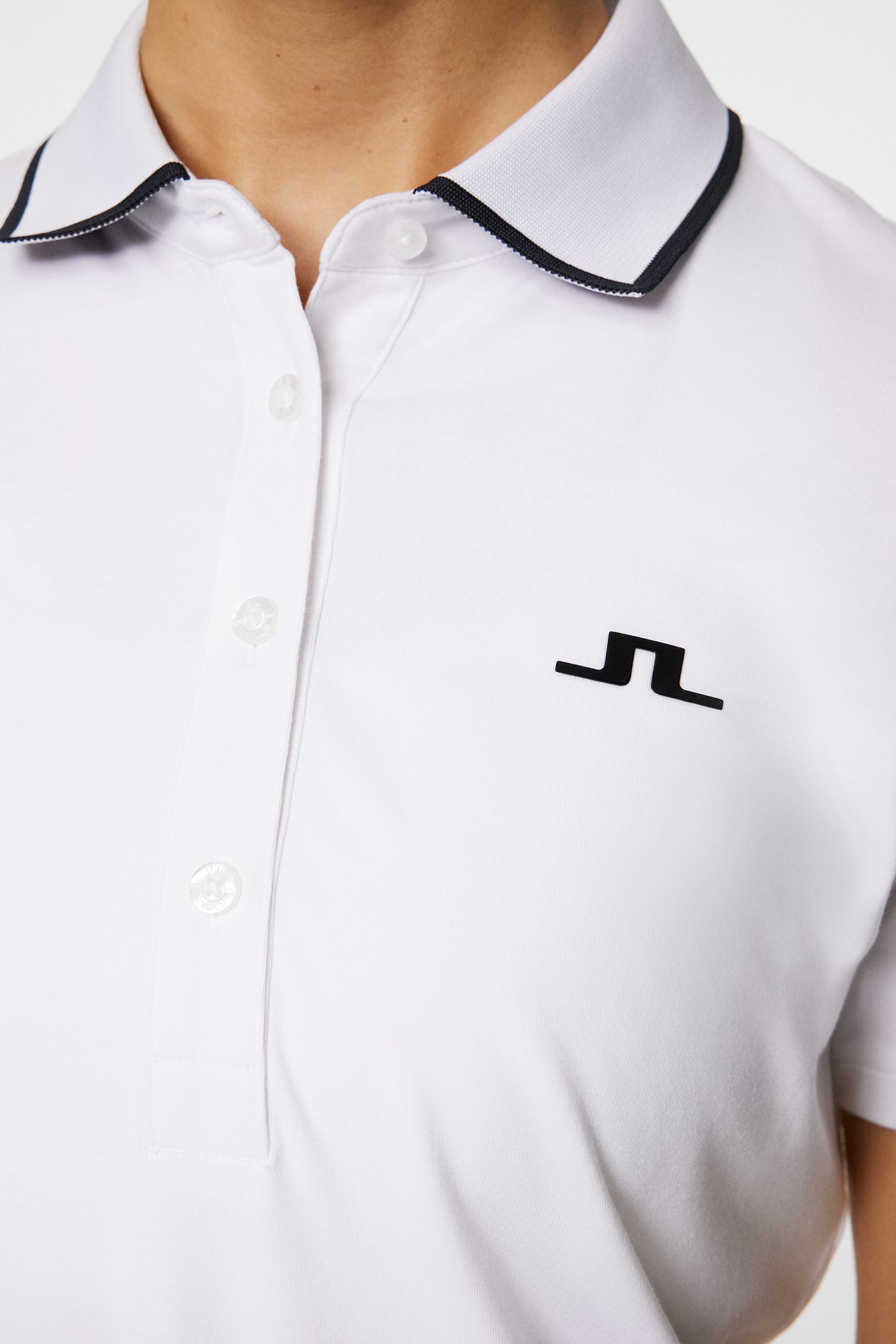 Lille Polo in White by J.Lindeberg
