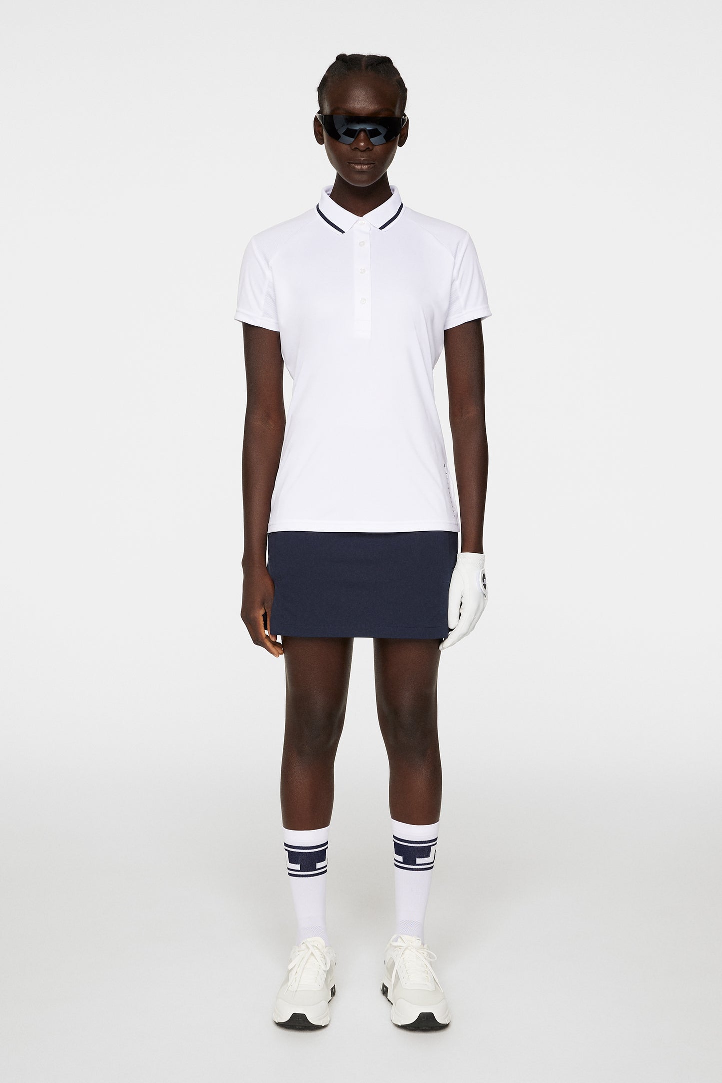 Rebecca Polo in White by J.Lindeberg