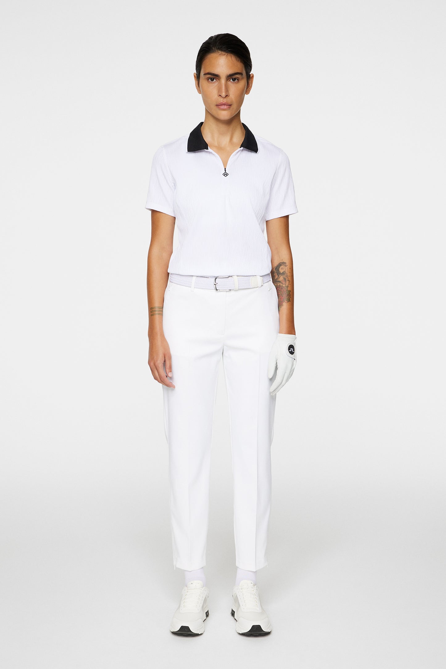 Izara Polo in White by J.Lindeberg
