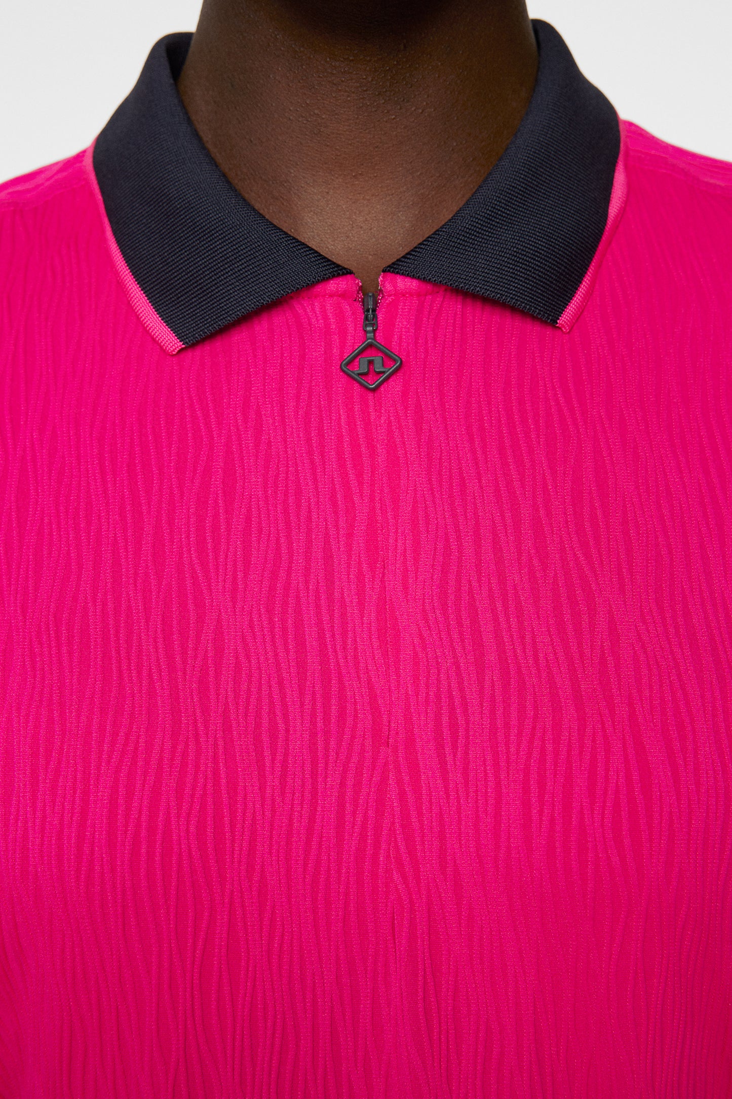 Izara Polo in Pink Peacock by J.Lindeberg