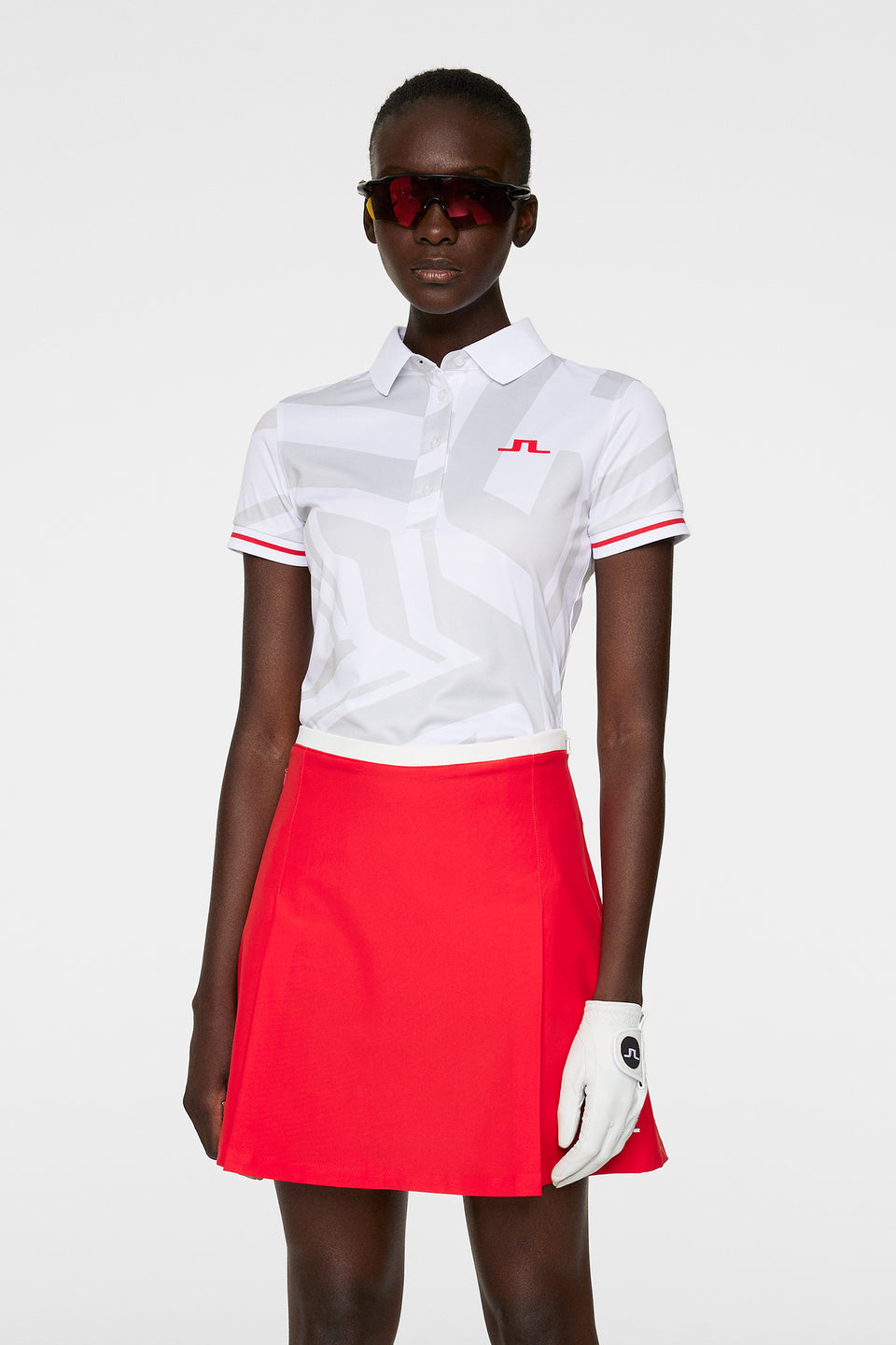 Felicite Print Polo / US Golf White