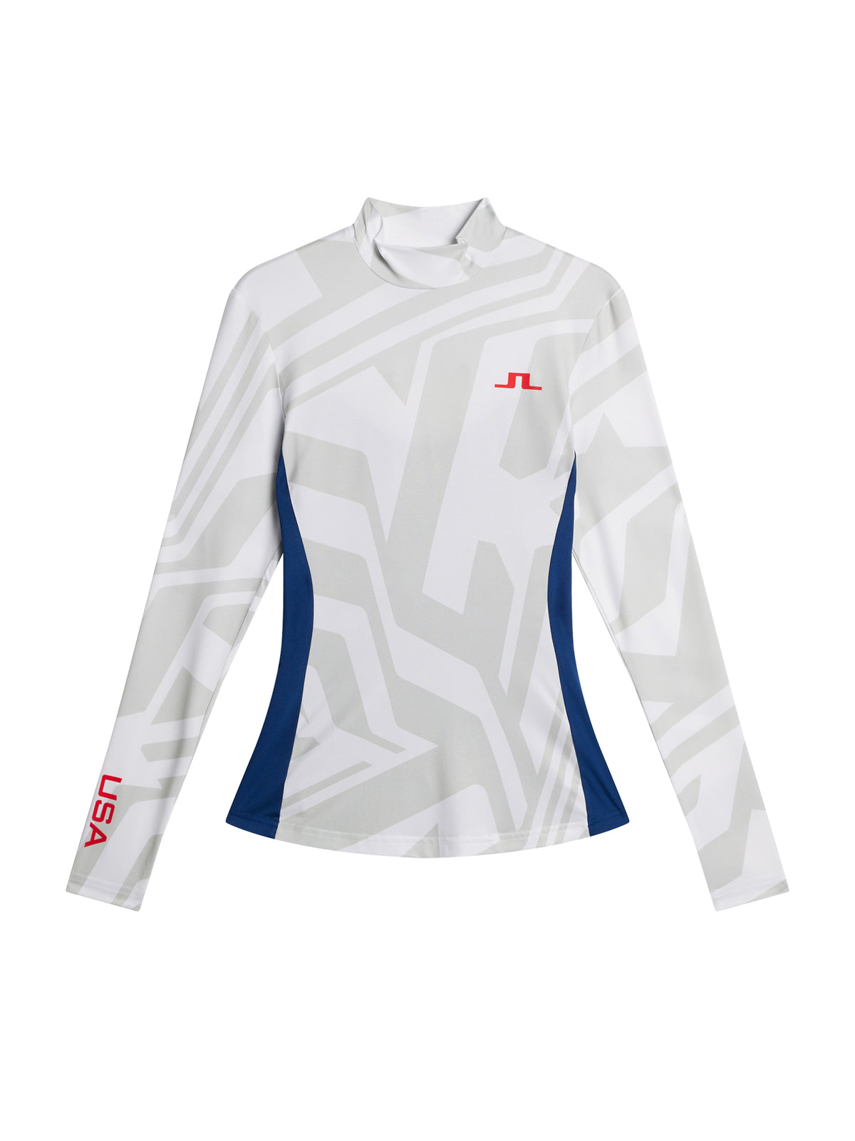 Sylvie Compression Top in US Golf White by J.Lindeberg