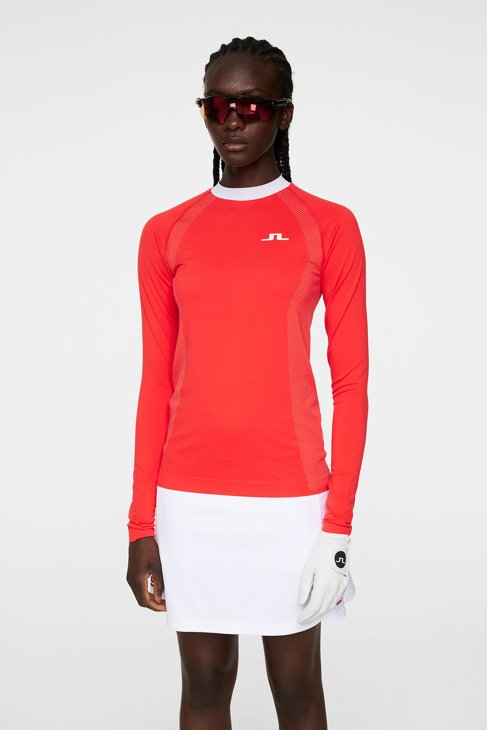 Joelle Seamless Longsleeve / Flame Scarlet