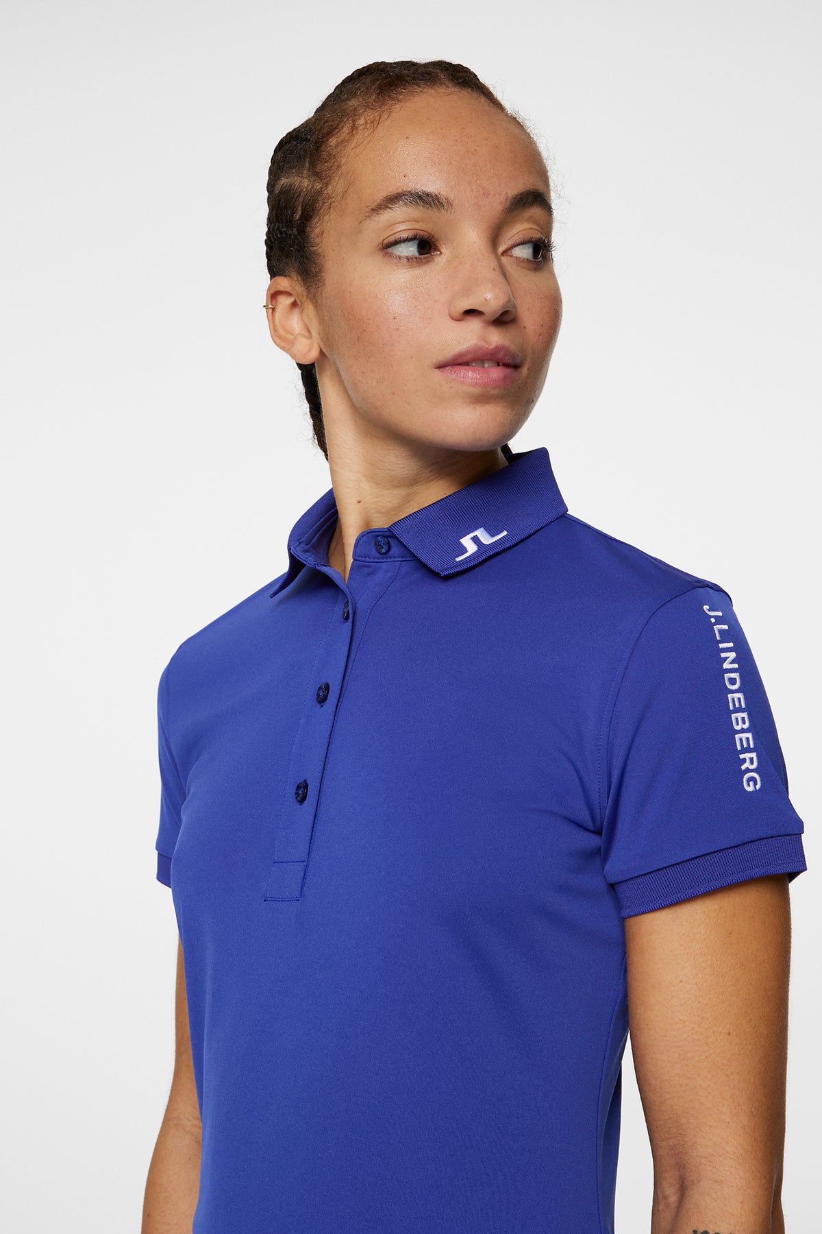 Tour Tech Polo in Clematis Blue by J.Lindeberg