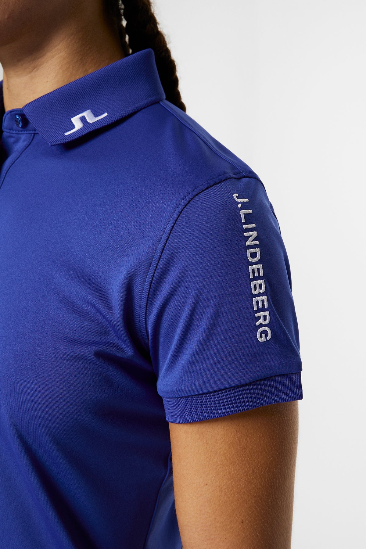 Tour Tech Polo in Clematis Blue by J.Lindeberg