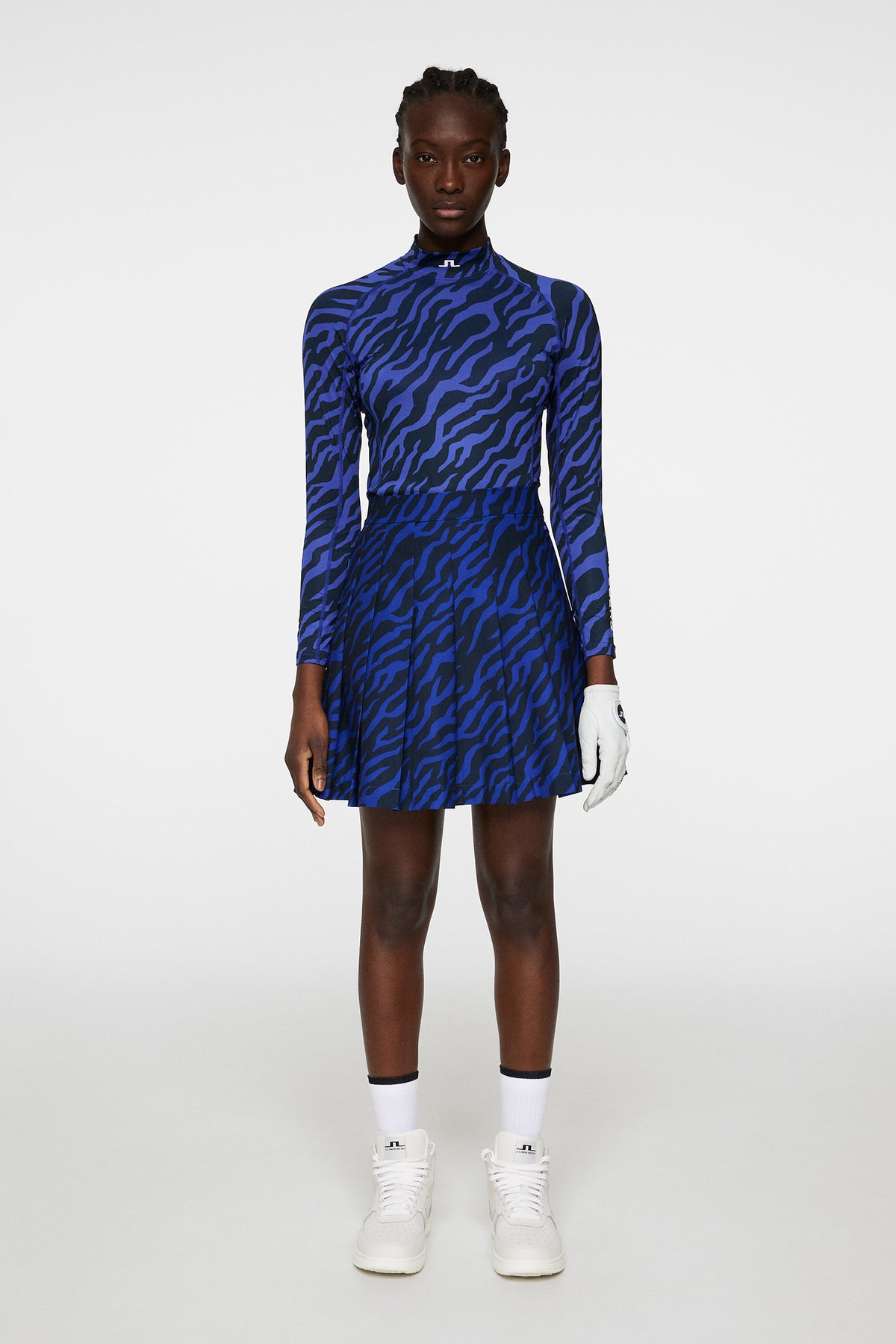 Ella Print Compression Top in Tour Tiger Clematis M by J.Lindeberg