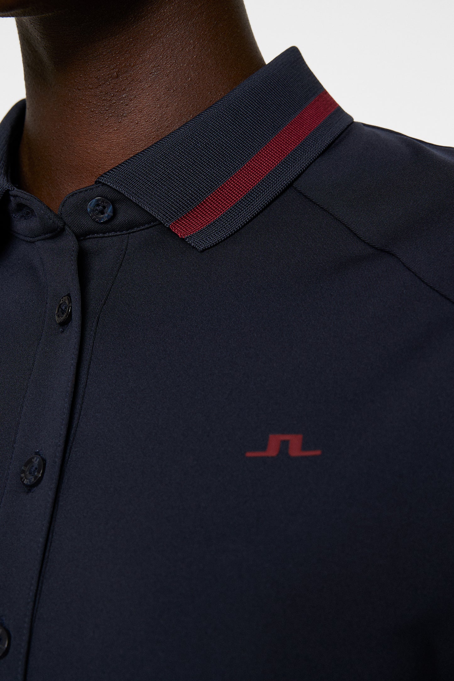 Gunilla Polo in JL Navy by J.Lindeberg