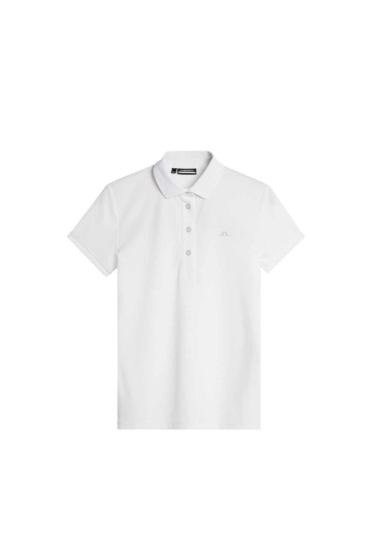 Cassie Polo in White by J.Lindeberg