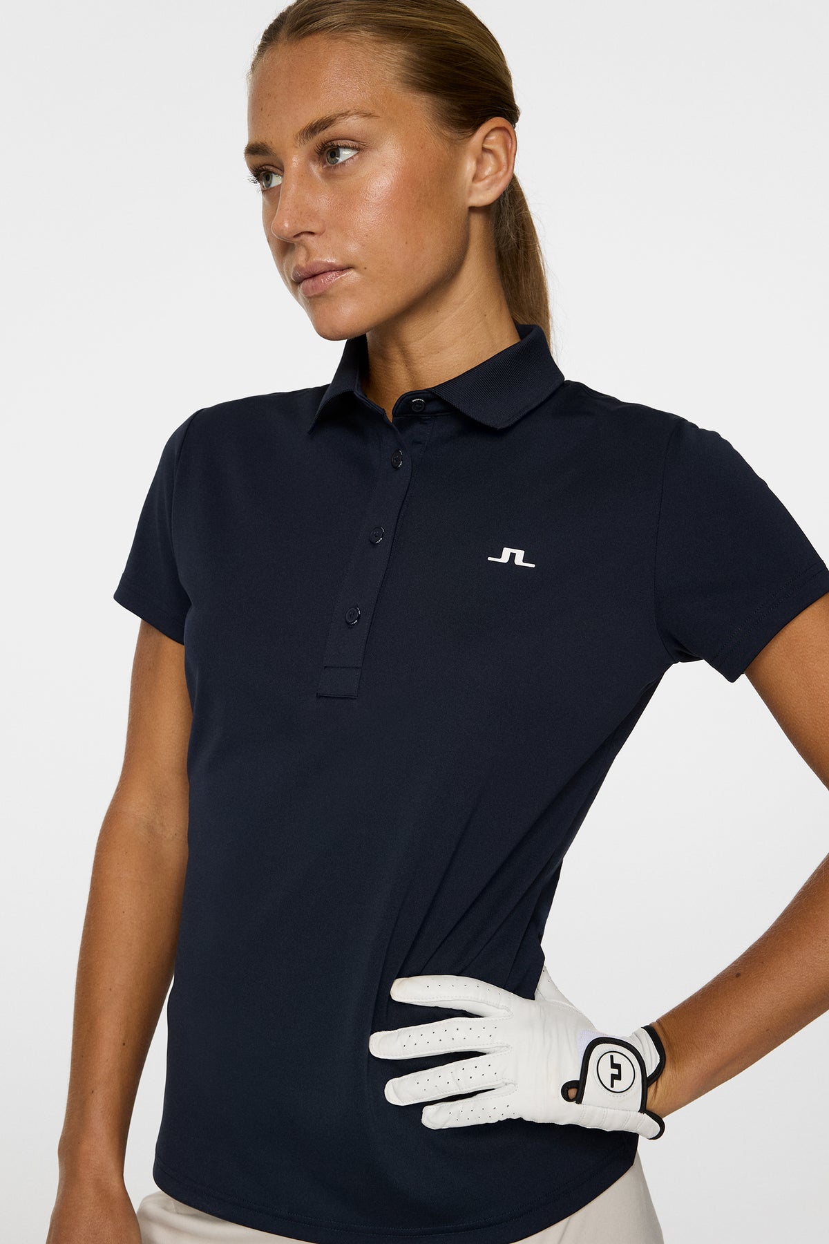 Cassie Polo in JL Navy by J.Lindeberg