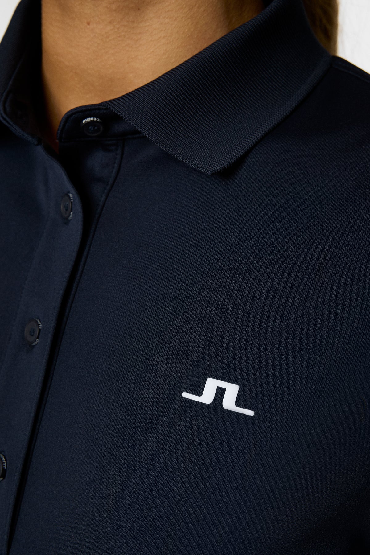 Cassie Polo in JL Navy by J.Lindeberg