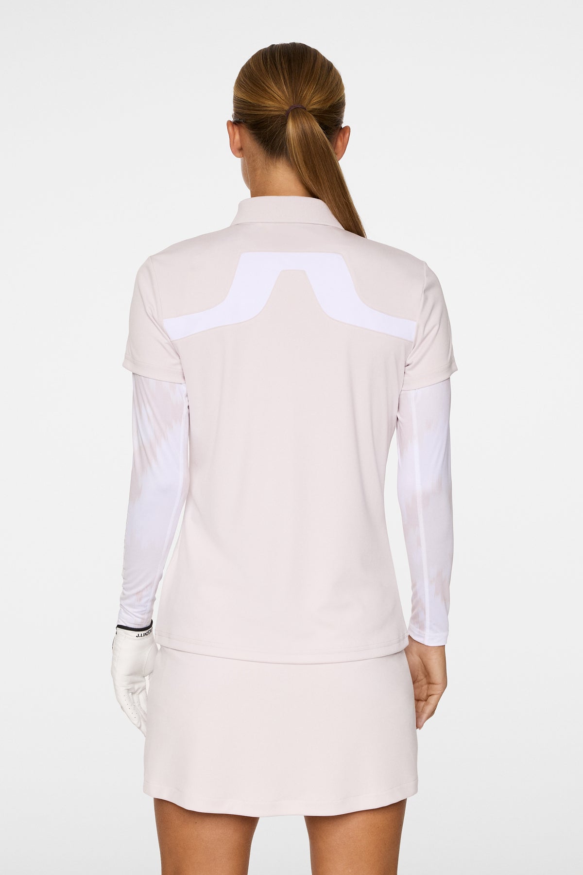 Cassie Polo in Grey Lilac by J.Lindeberg