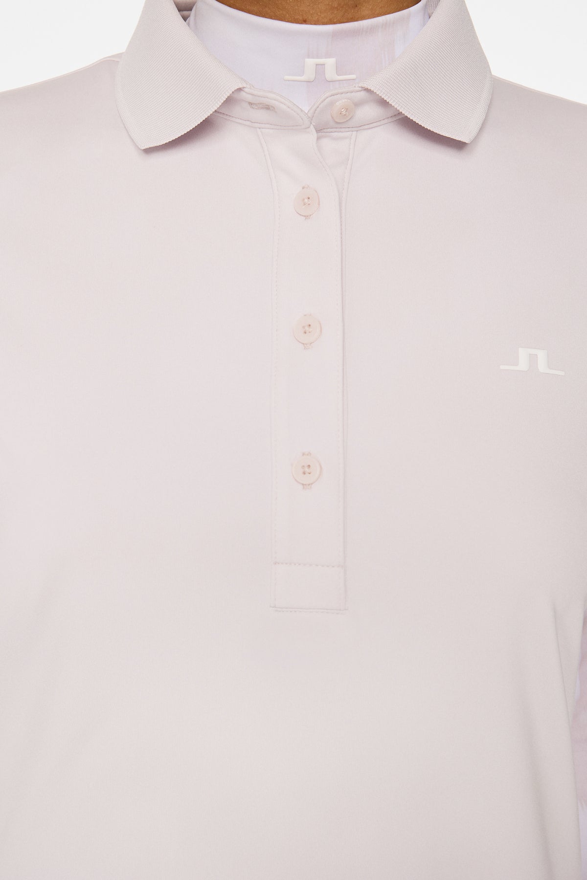 Cassie Polo in Grey Lilac by J.Lindeberg