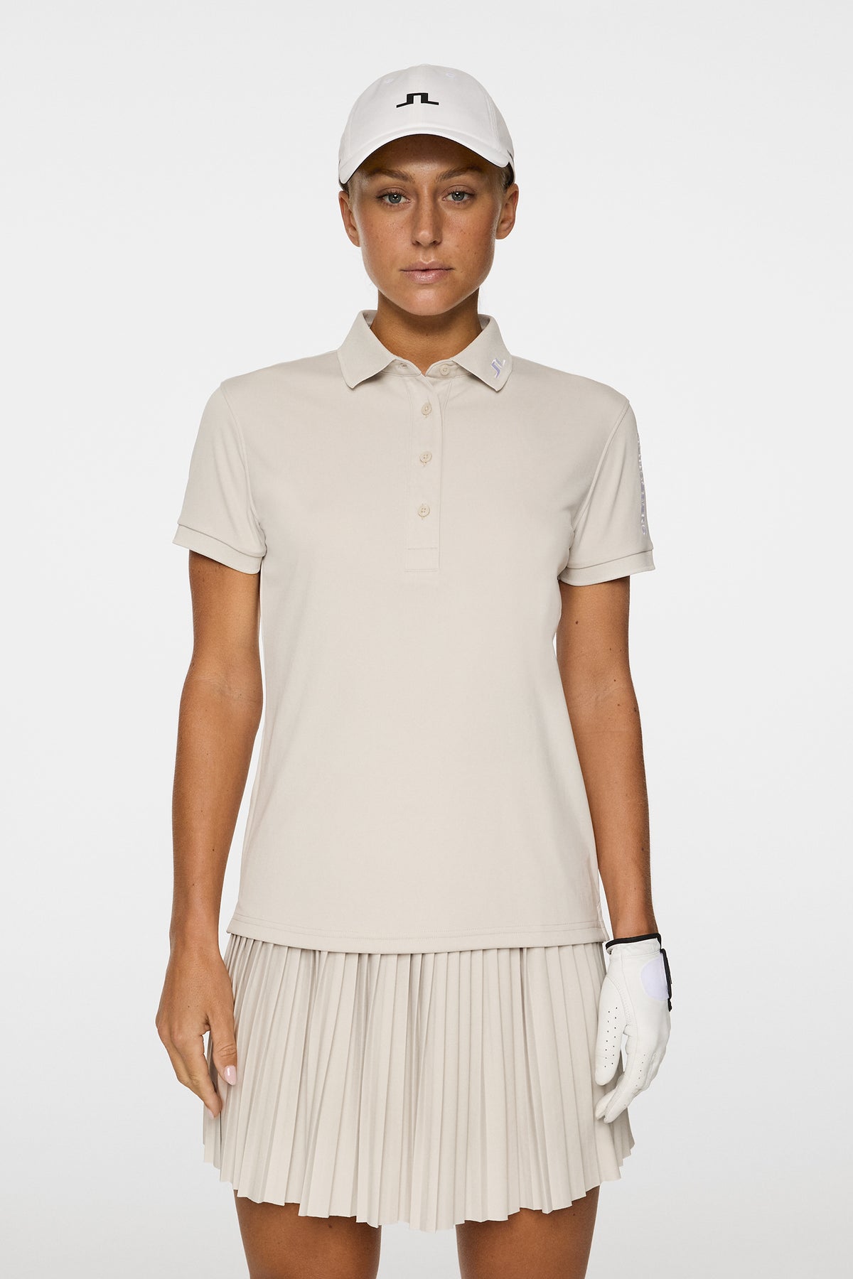 Tour Tech Polo in Moonbeam by J.Lindeberg