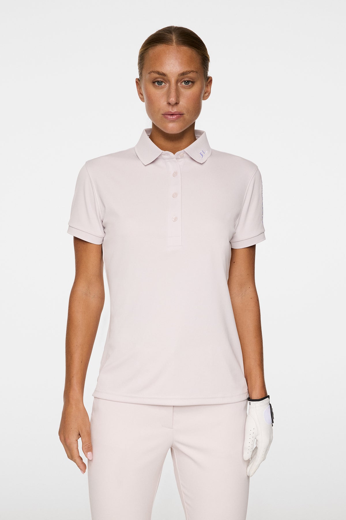 Tour Tech Polo in Grey Lilac by J.Lindeberg