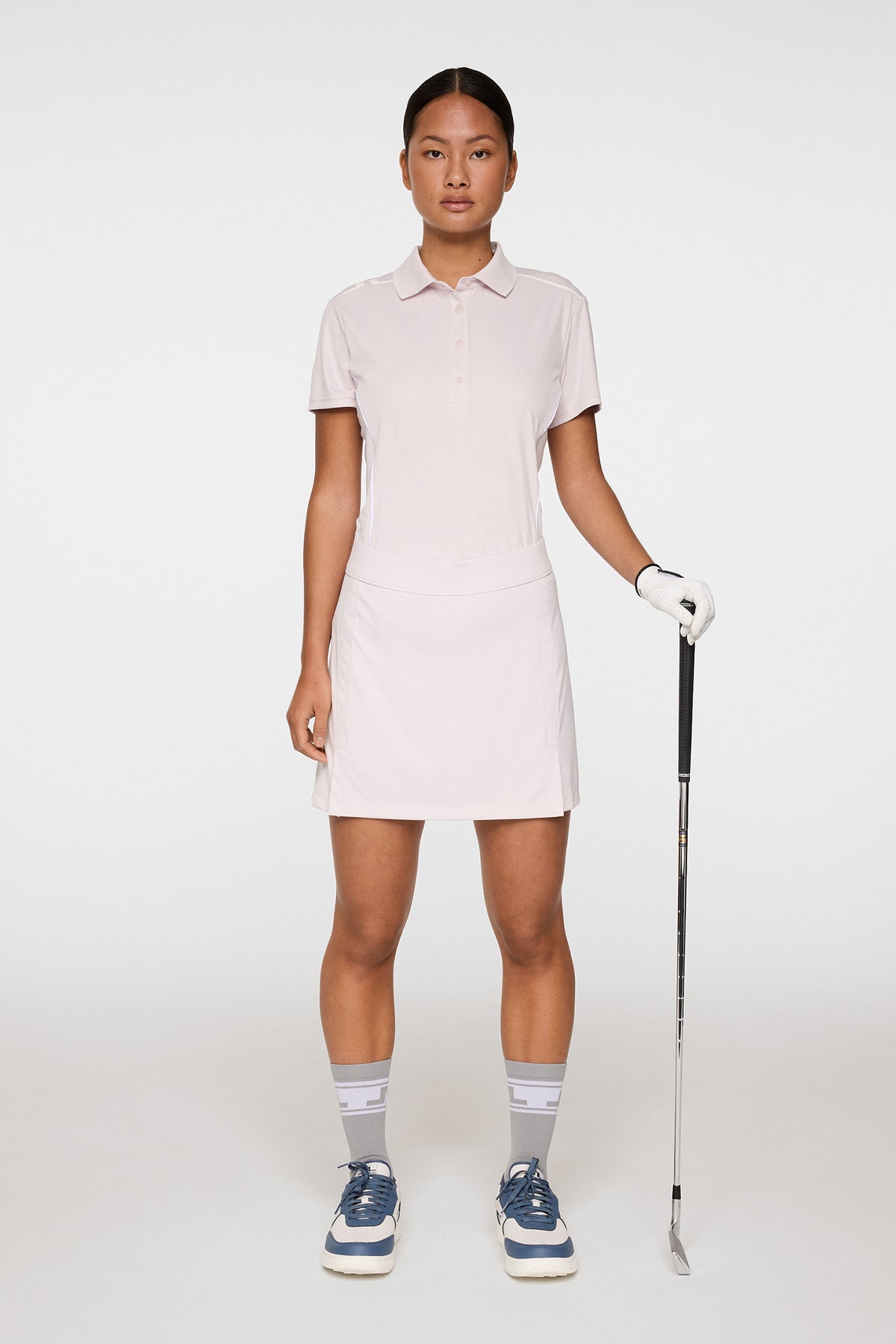 Leyla Polo in Grey Lilac by J.Lindeberg