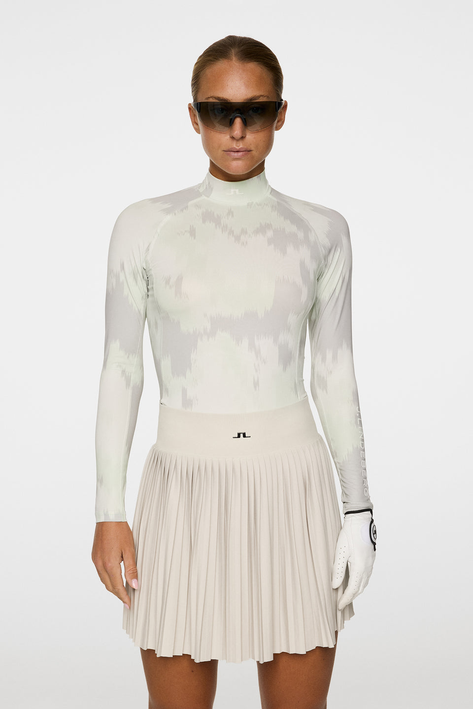 Ella Print Compression Top / Warp Ambrosia L