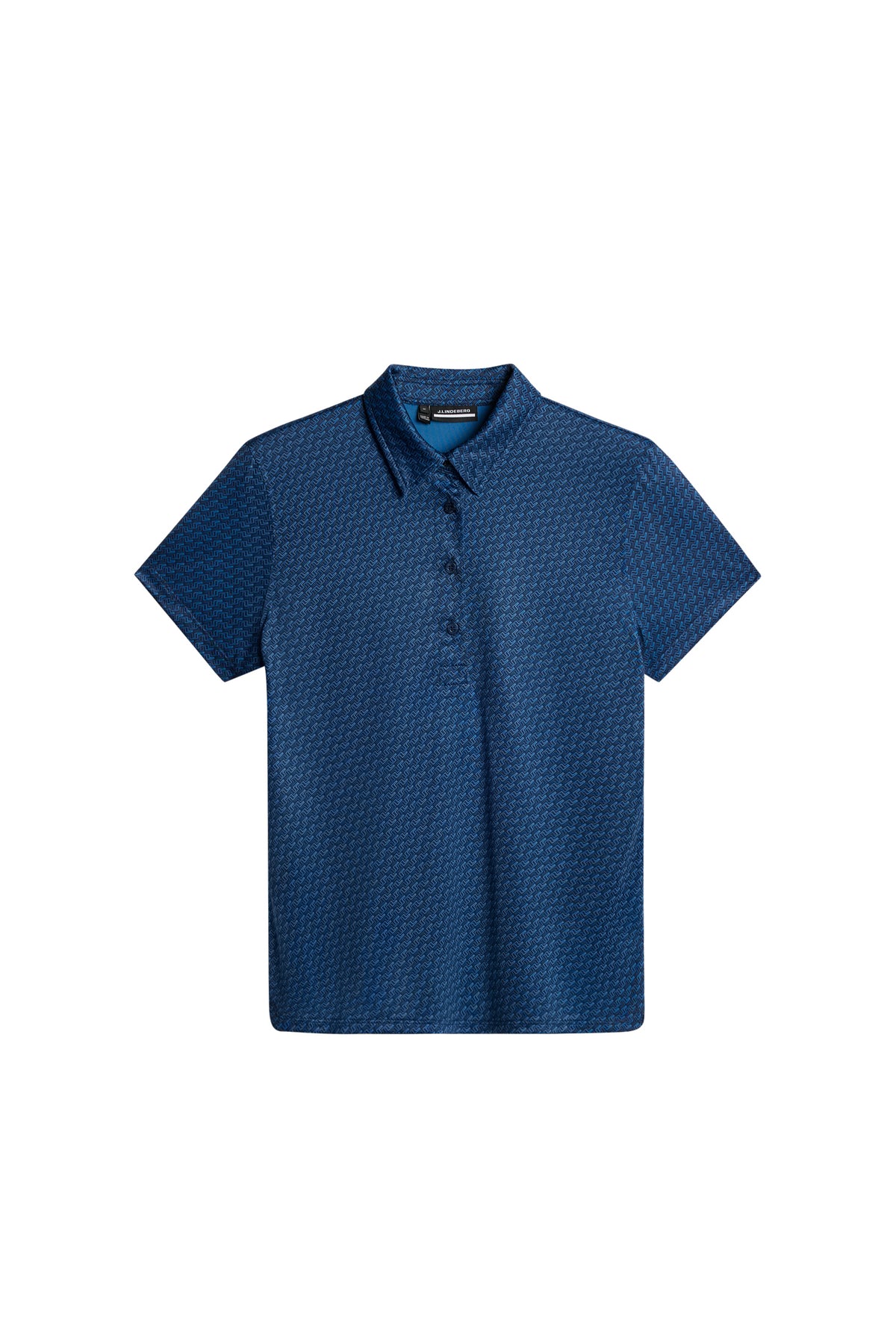 Caitlyn Polo in Shadow Bridge Navy S by J.Lindeberg