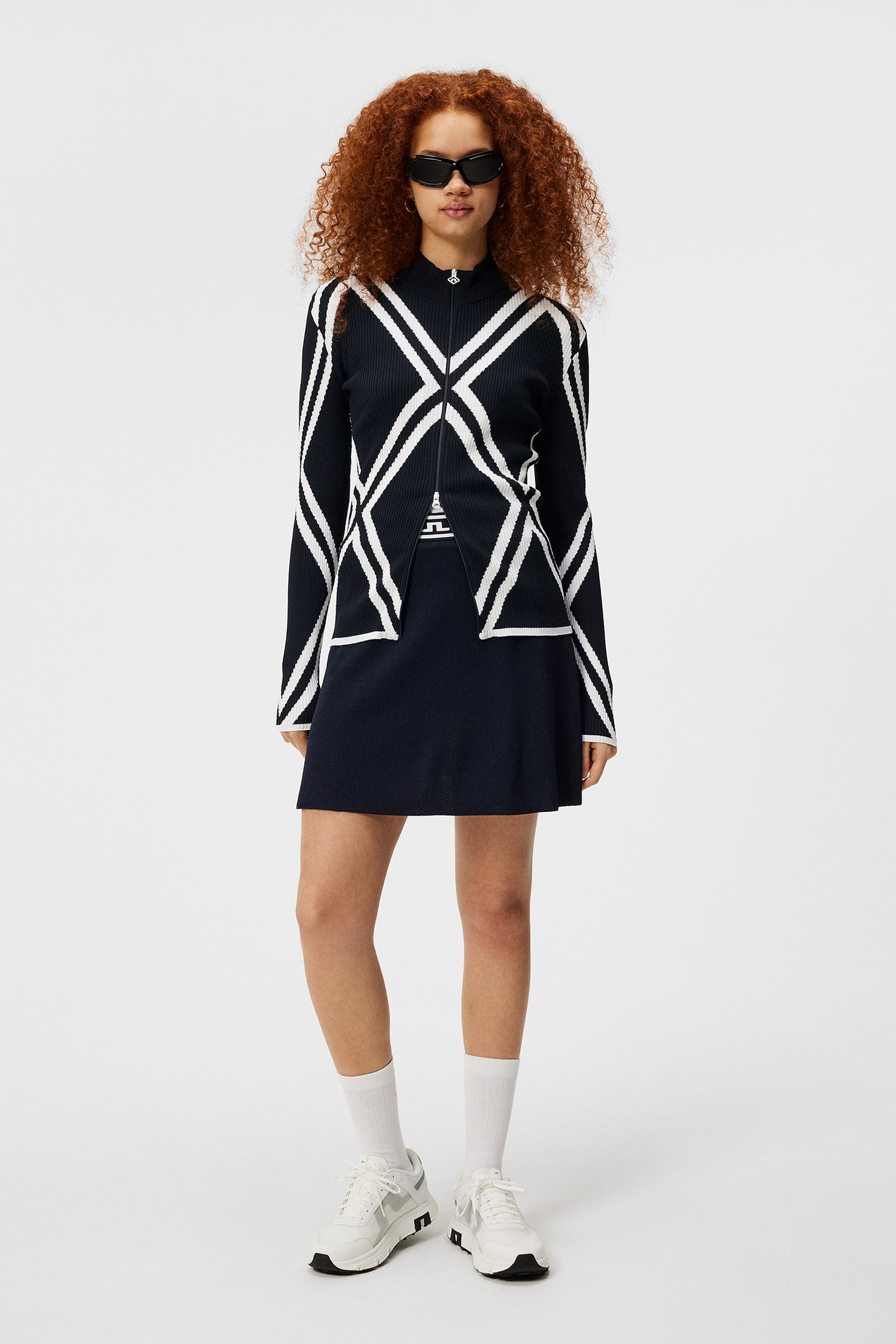 Flora Knitted Sweater in JL Navy by J.Lindeberg