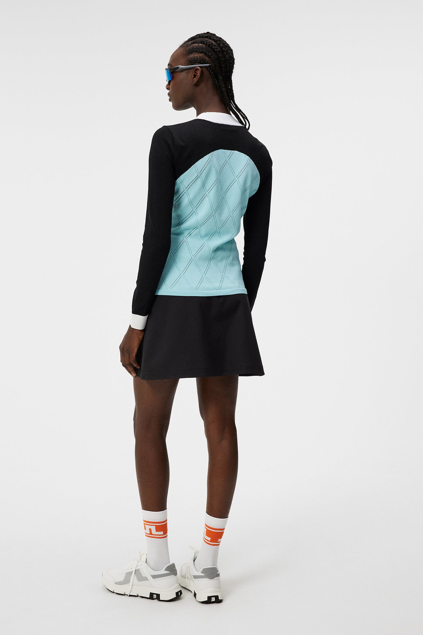 Meadow Knitted Sweater in Black by J.Lindeberg