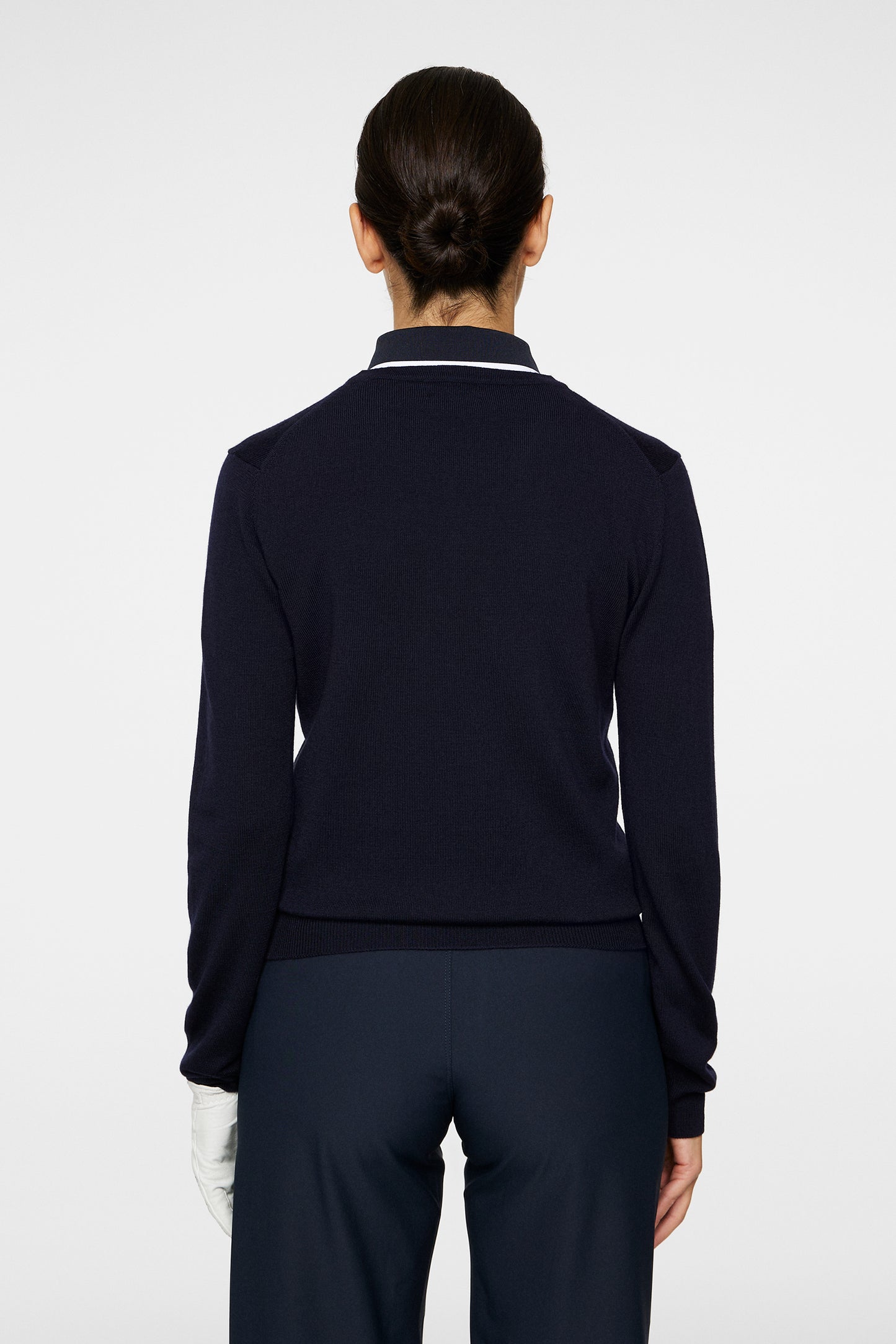 Amaya Knitted Sweater in JL Navy by J.Lindeberg