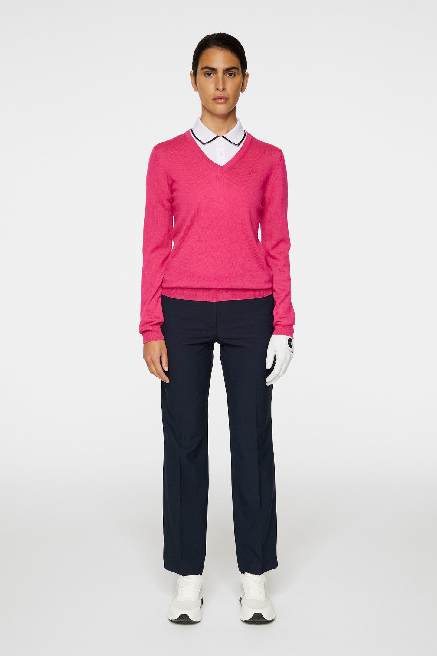 Amaya Knitted Sweater in Pink Peacock by J.Lindeberg