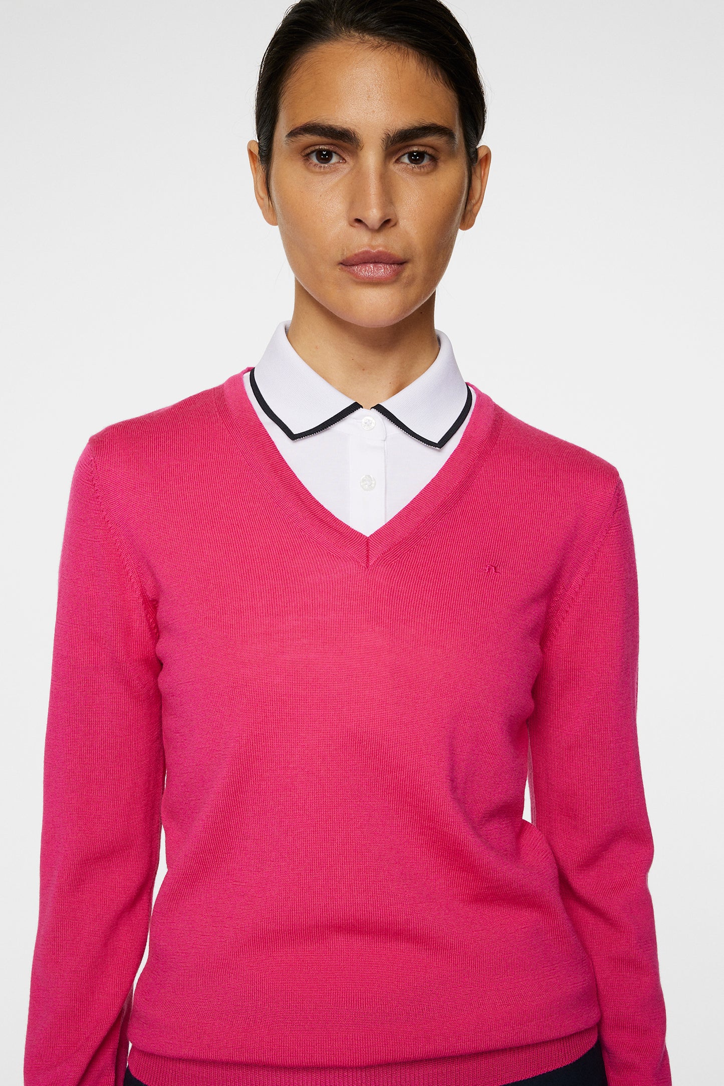 Amaya Knitted Sweater in Pink Peacock by J.Lindeberg