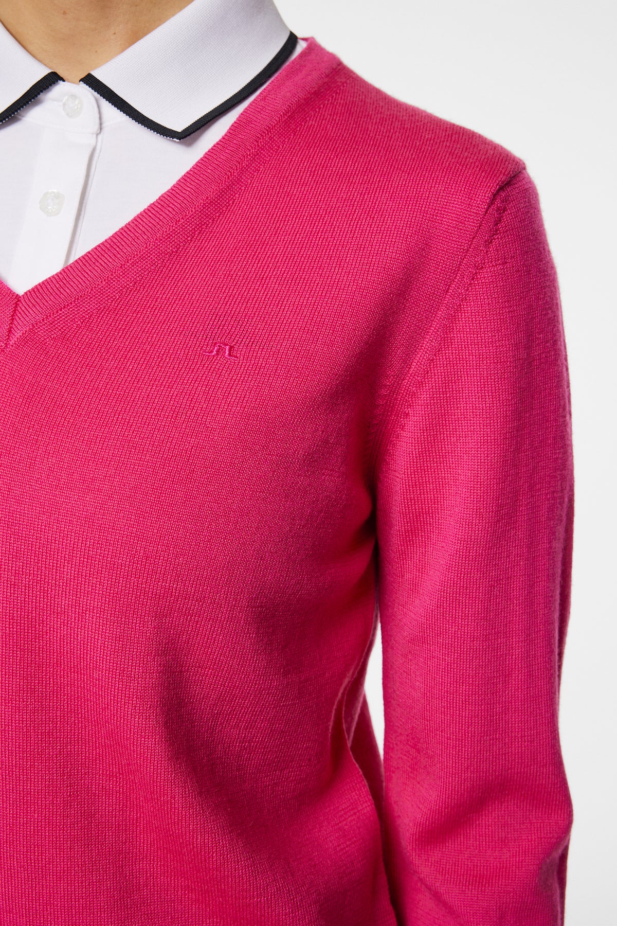 Amaya Knitted Sweater in Pink Peacock by J.Lindeberg
