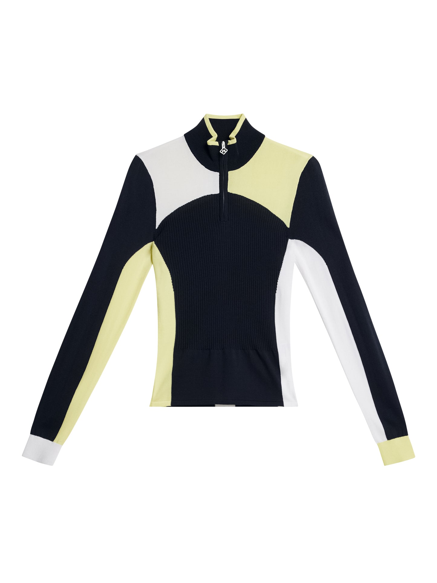 Deborah Knitted Zip Sweater in JL Navy by J.Lindeberg