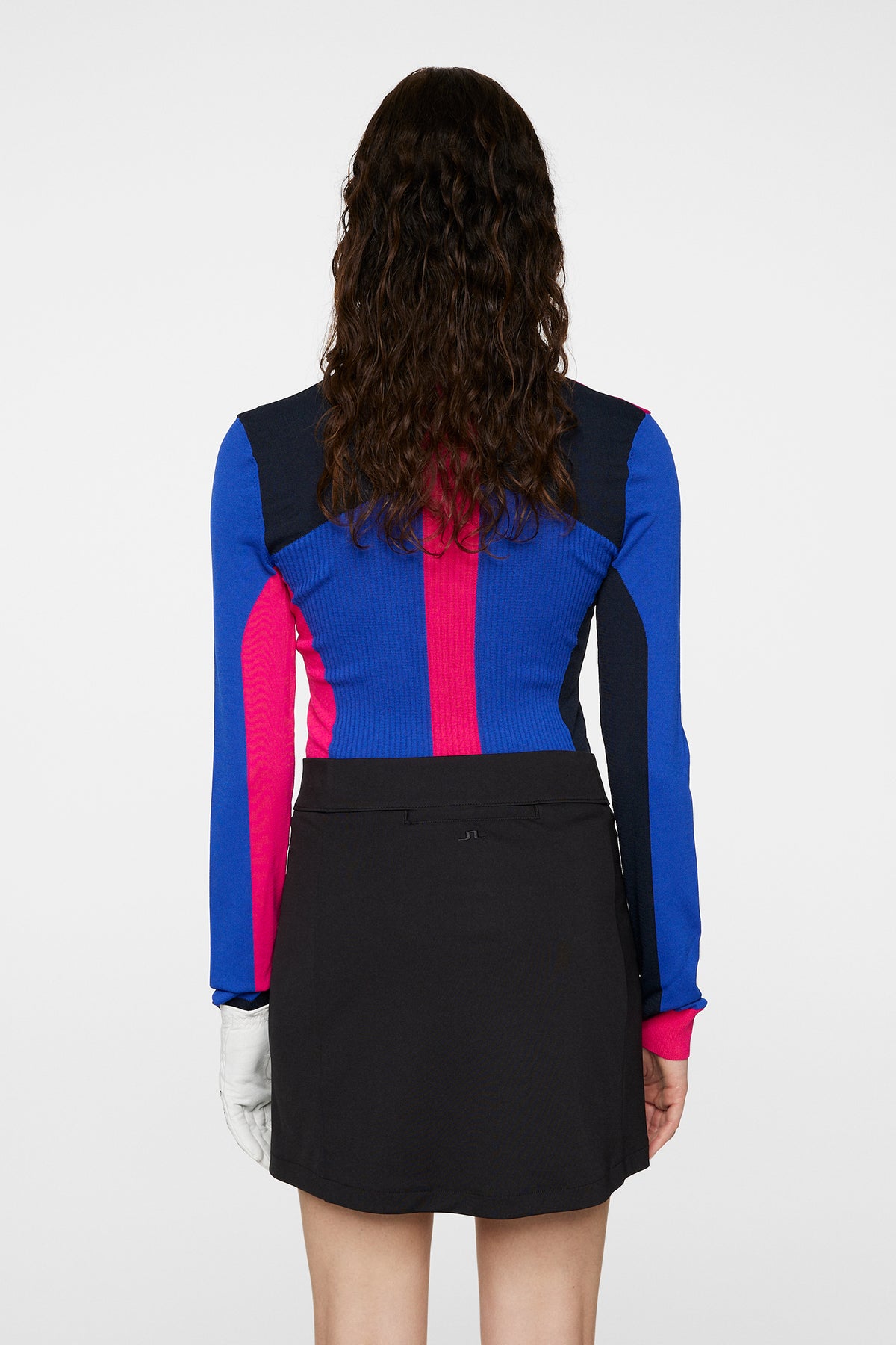 Deborah Knitted Zip Sweater in Club Blue by J.Lindeberg