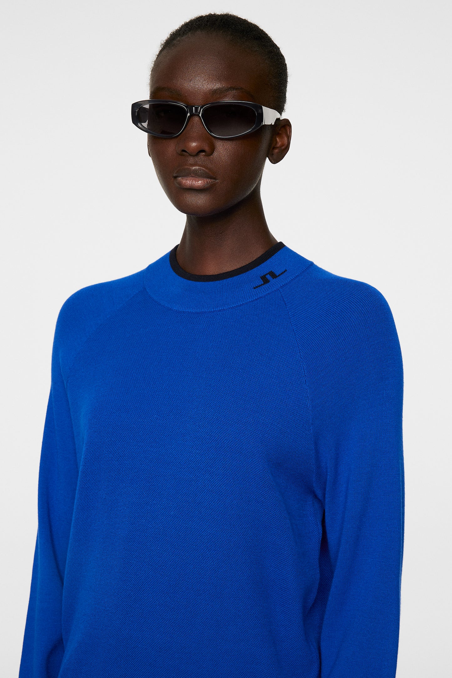 Zoe Knitted Sweater in Club Blue by J.Lindeberg