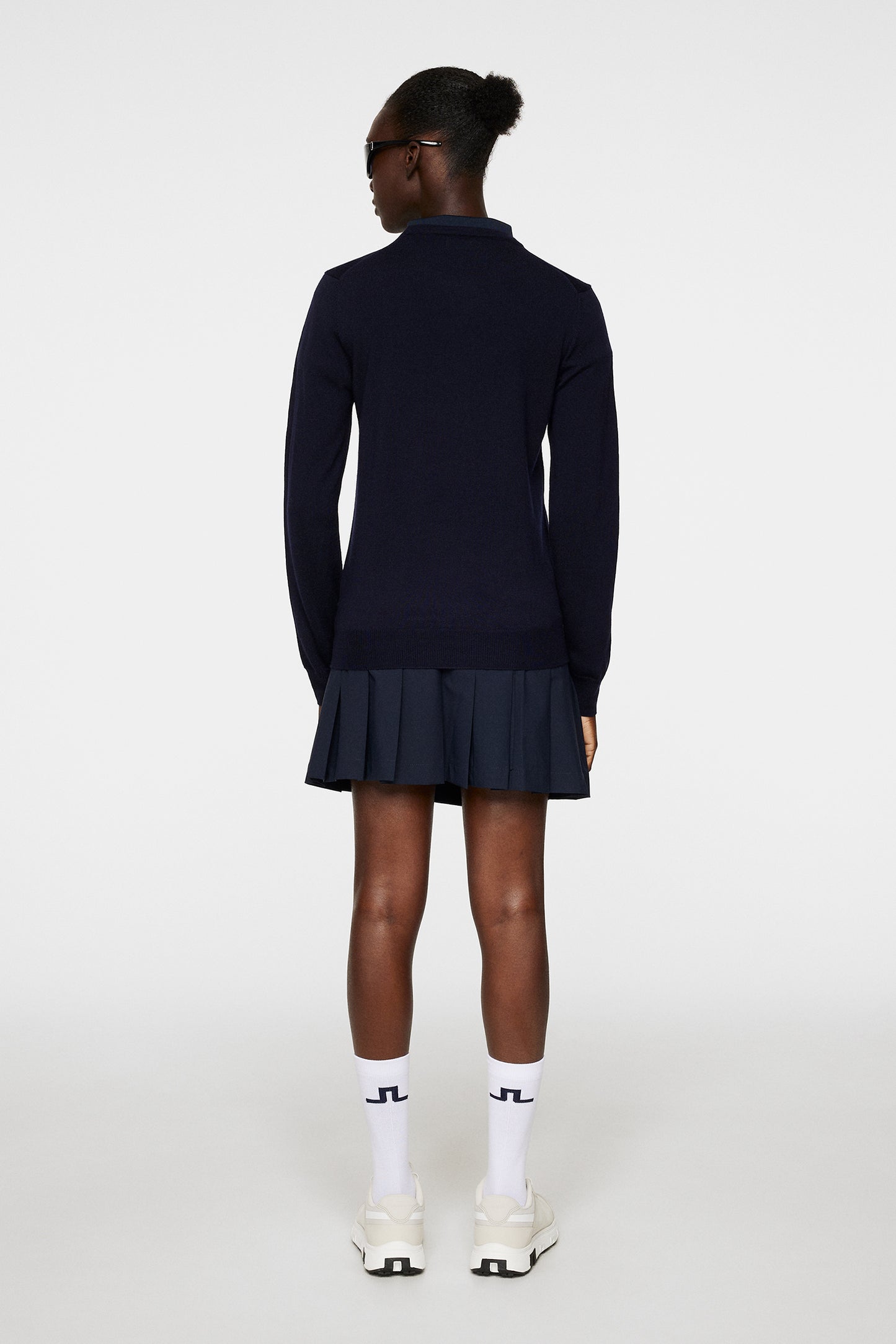 Aria Knitted Sweater in JL Navy by J.Lindeberg