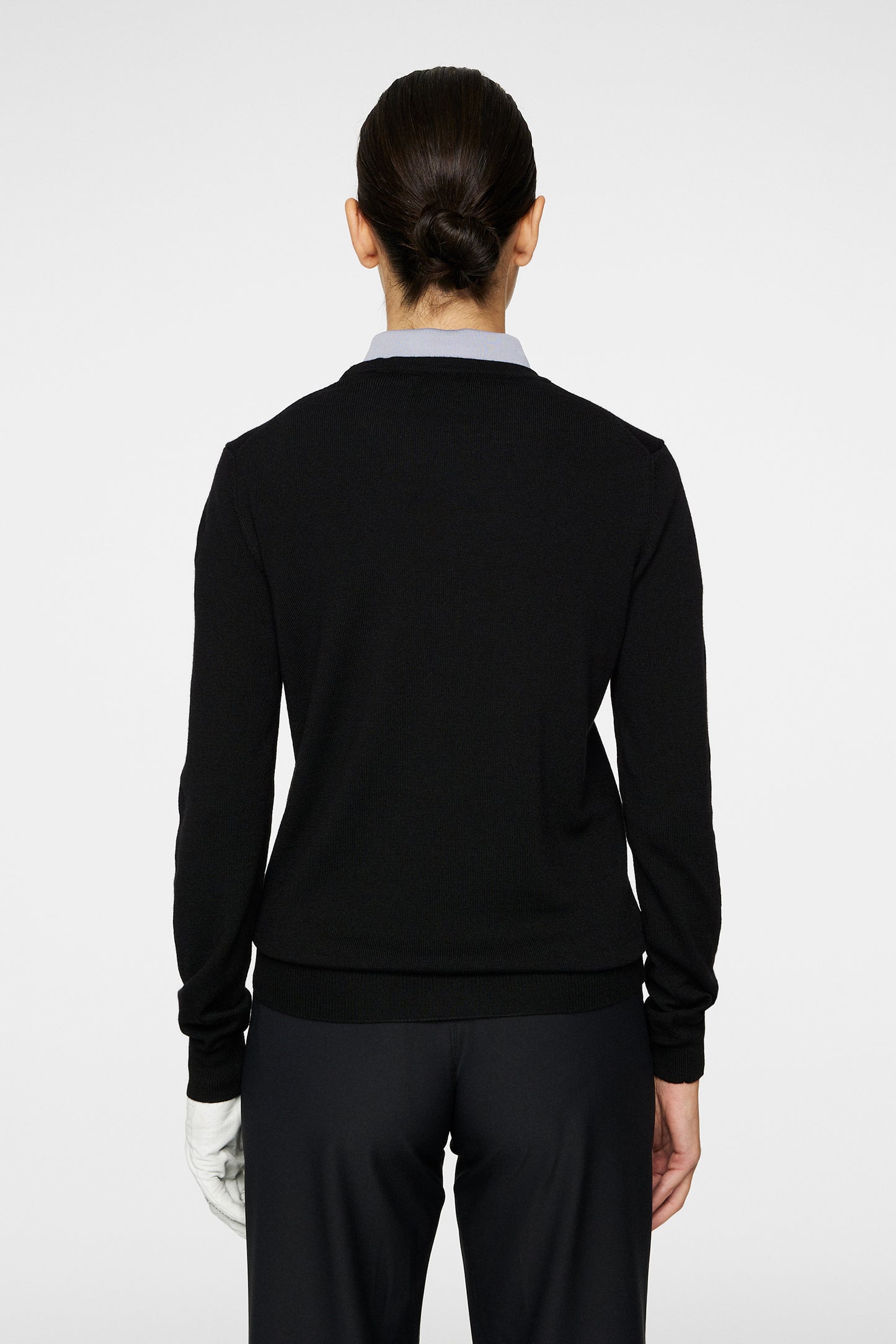 Aria Knitted Sweater in Black by J.Lindeberg