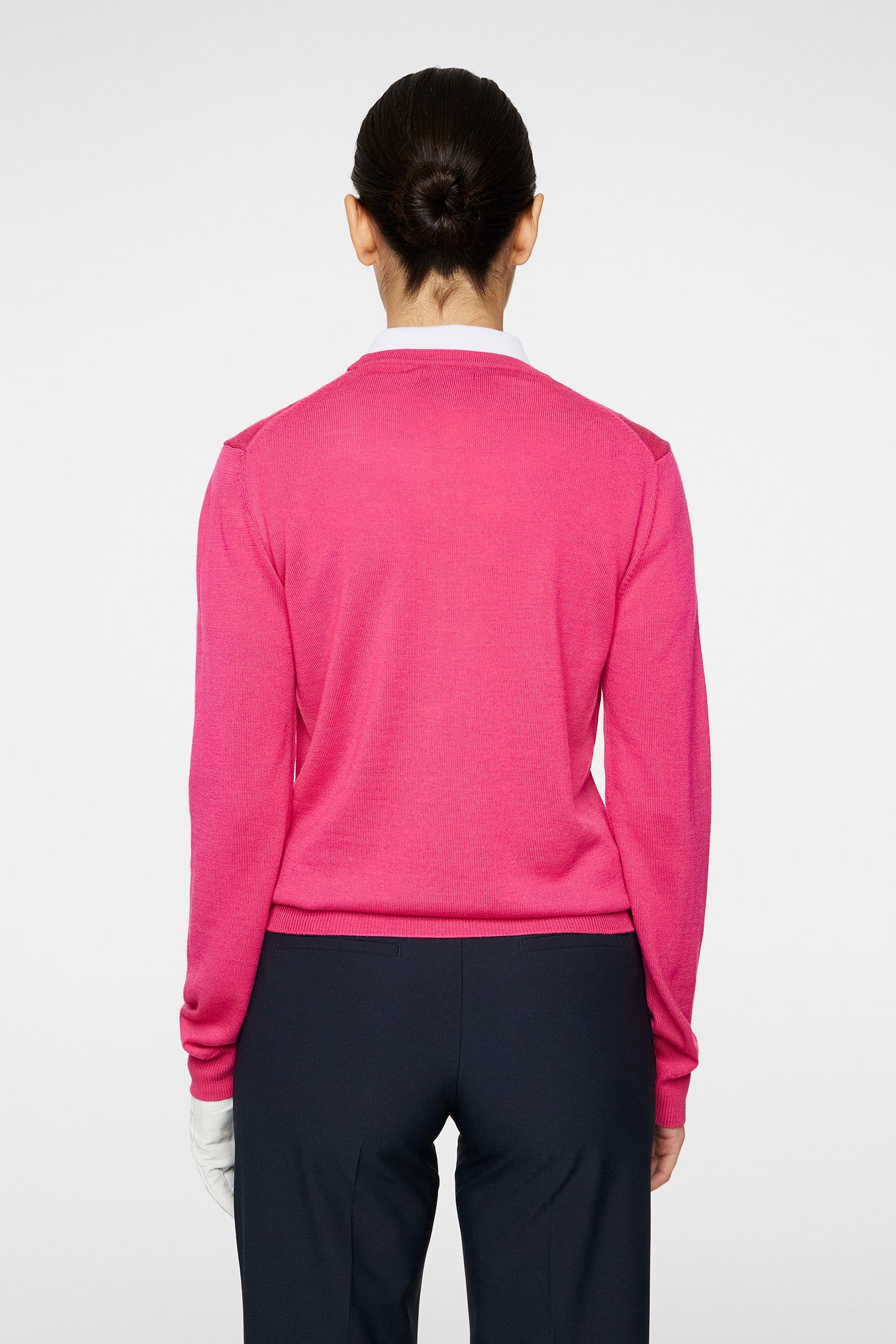 Aria Knitted Sweater in Pink Peacock by J.Lindeberg