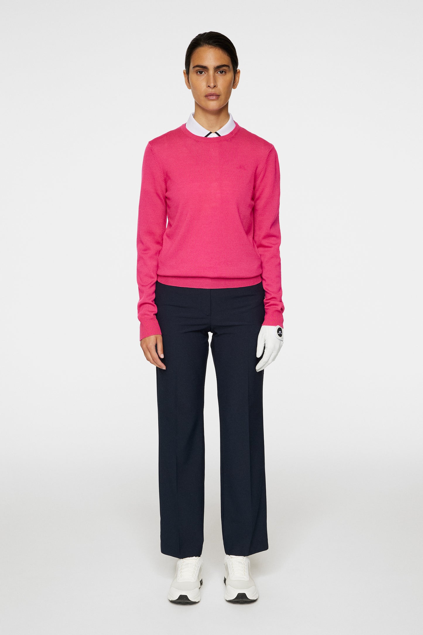 Aria Knitted Sweater in Pink Peacock by J.Lindeberg