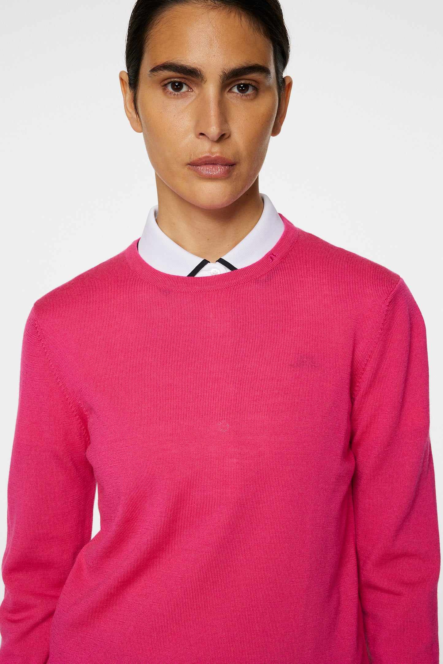 Aria Knitted Sweater in Pink Peacock by J.Lindeberg