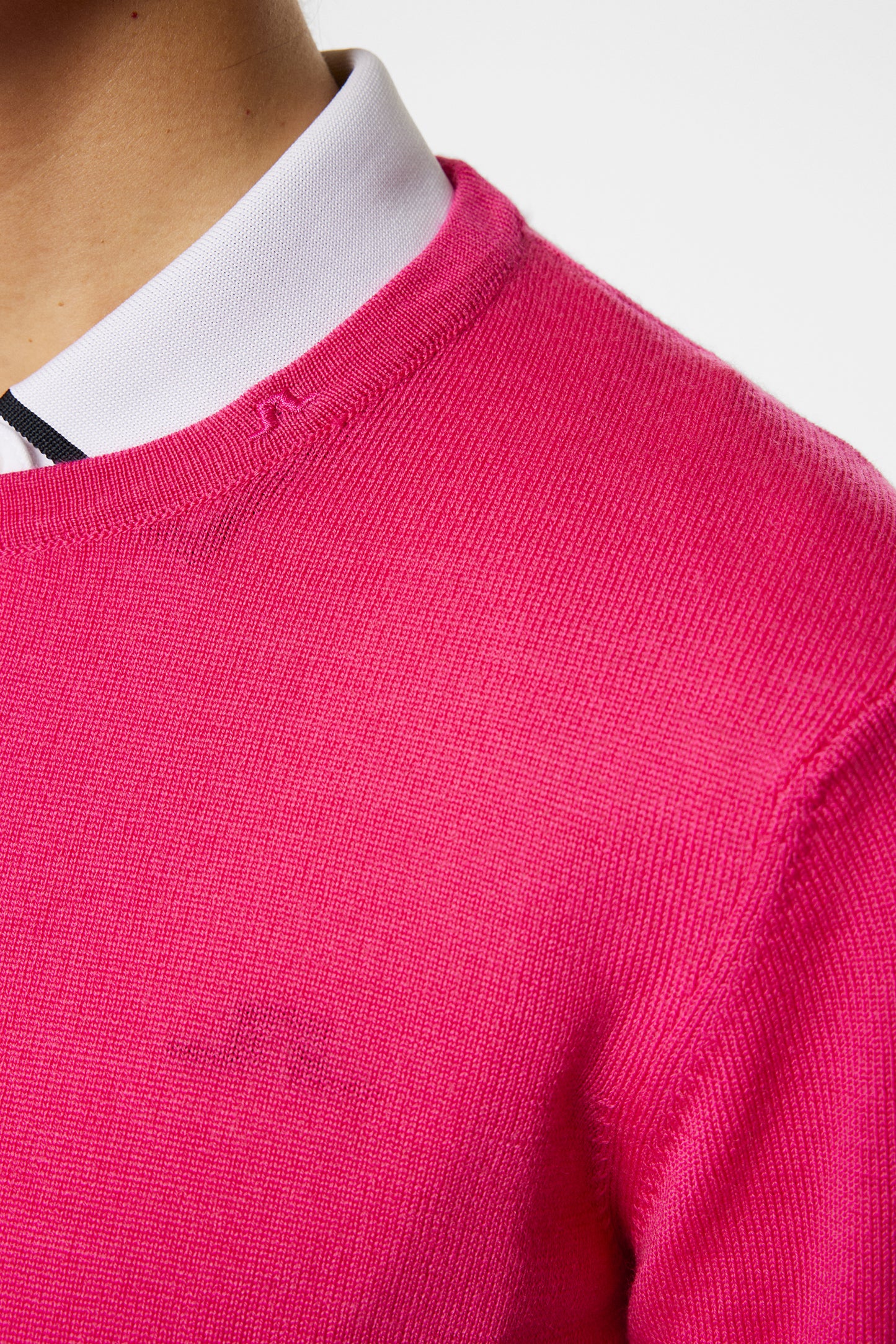 Aria Knitted Sweater in Pink Peacock by J.Lindeberg