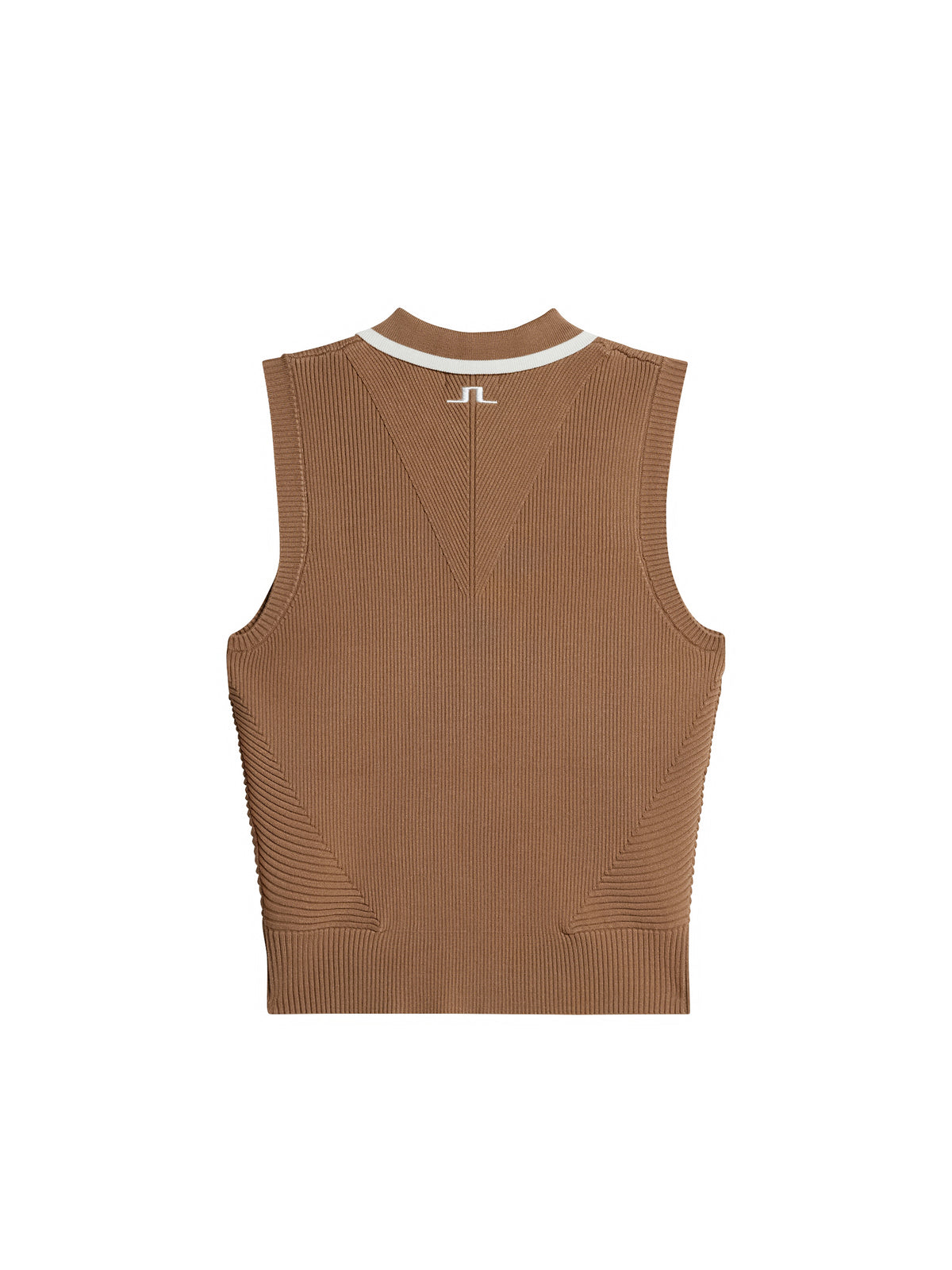 Ramona Knitted Polo Shirt in Tigers Eye by J.Lindeberg