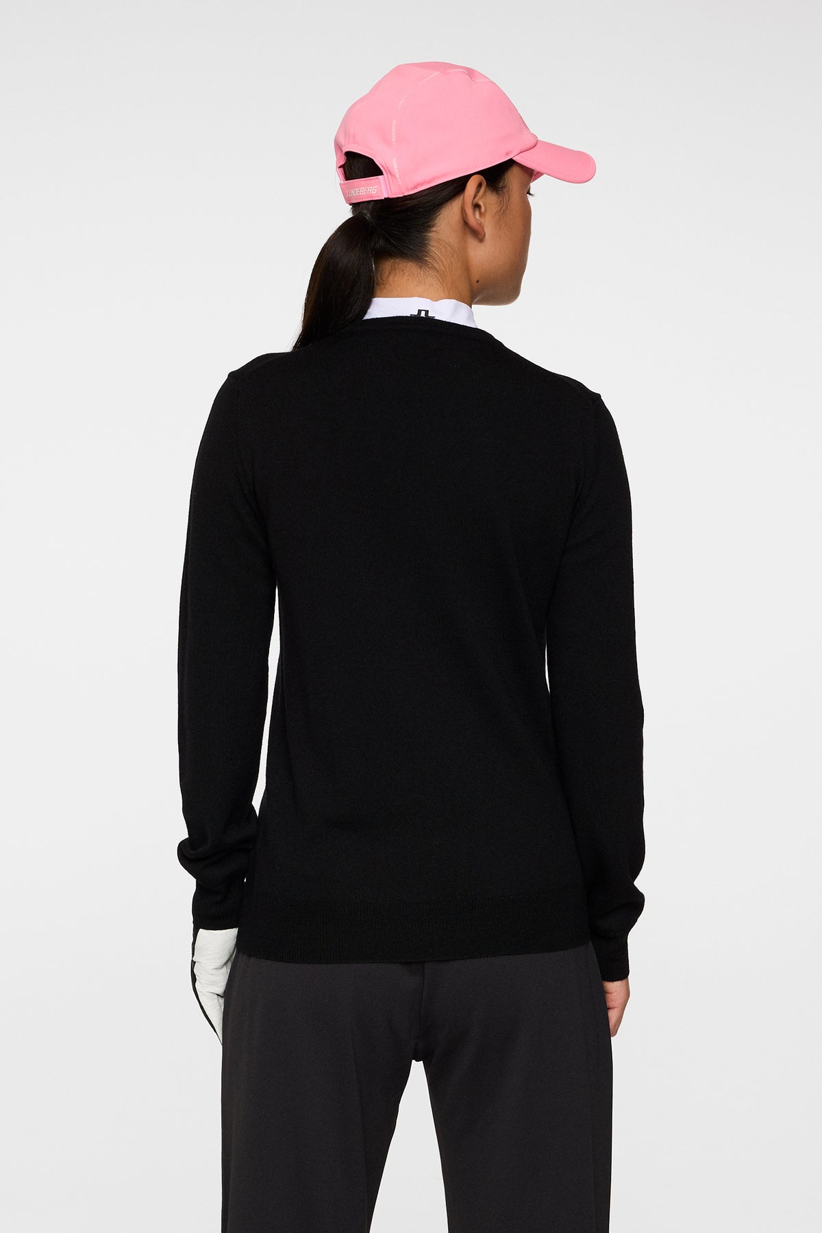 Aria Knitted Sweater in Black by J.Lindeberg