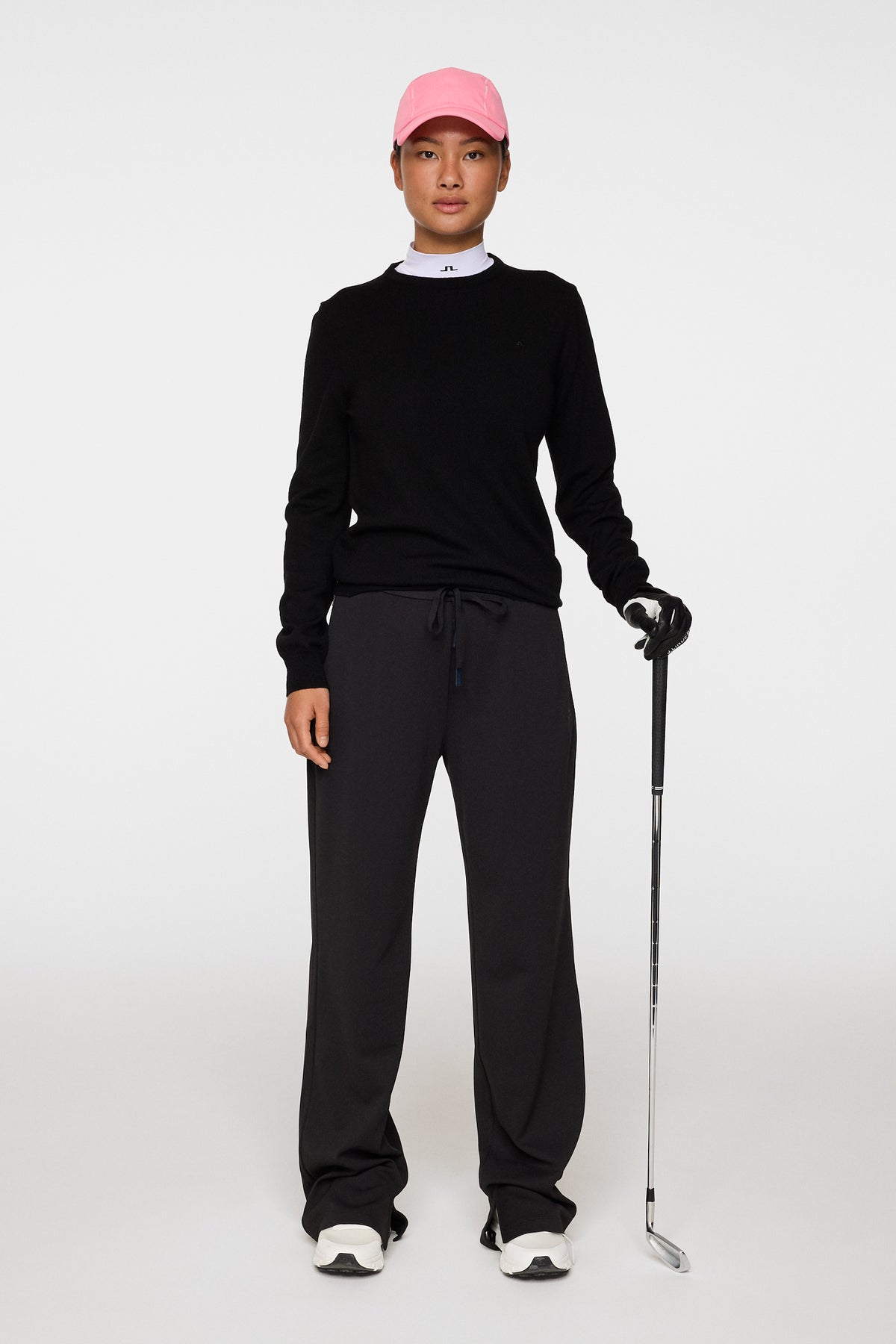 Aria Knitted Sweater in Black by J.Lindeberg