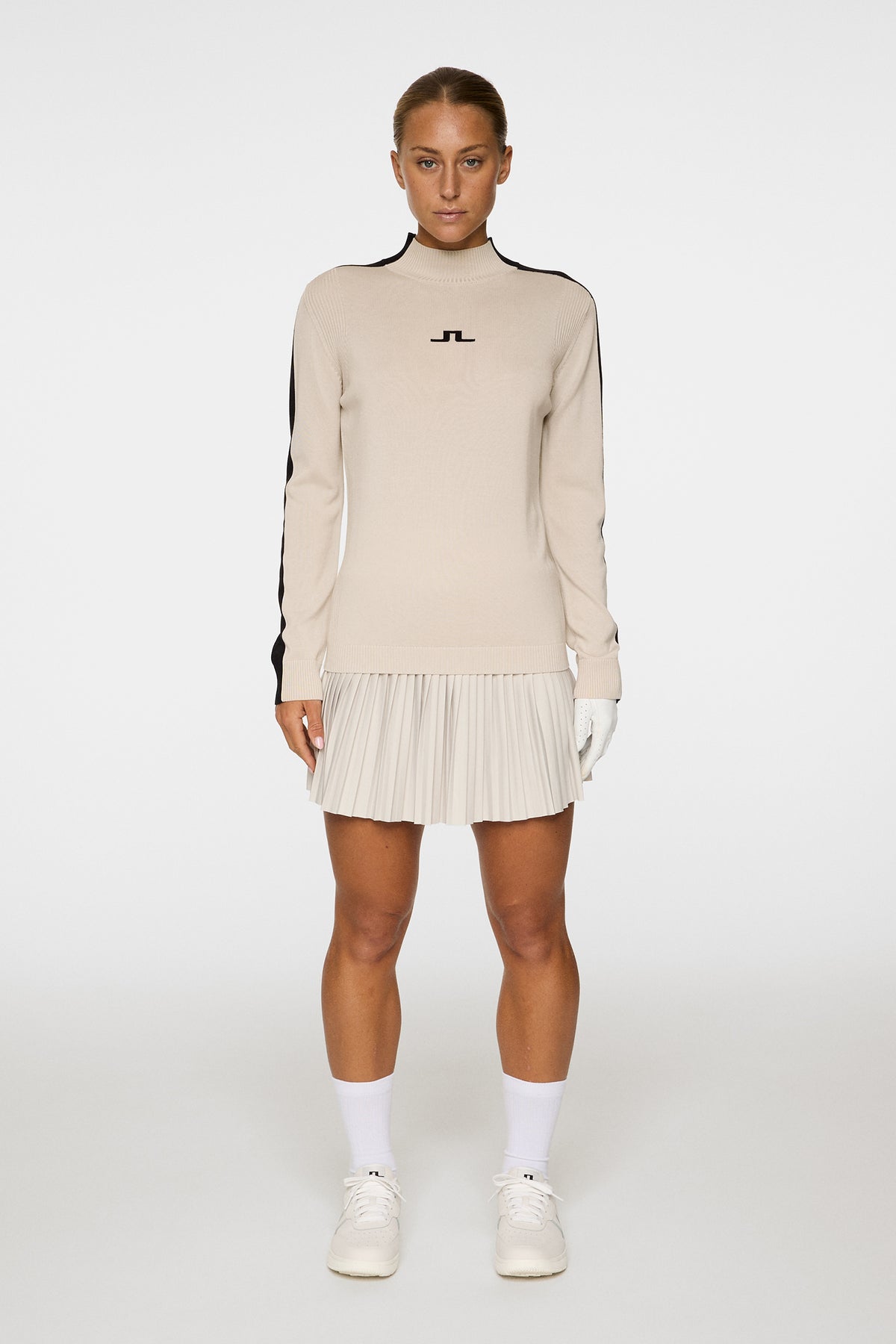 Adeline Knitted Sweater in Moonbeam by J.Lindeberg