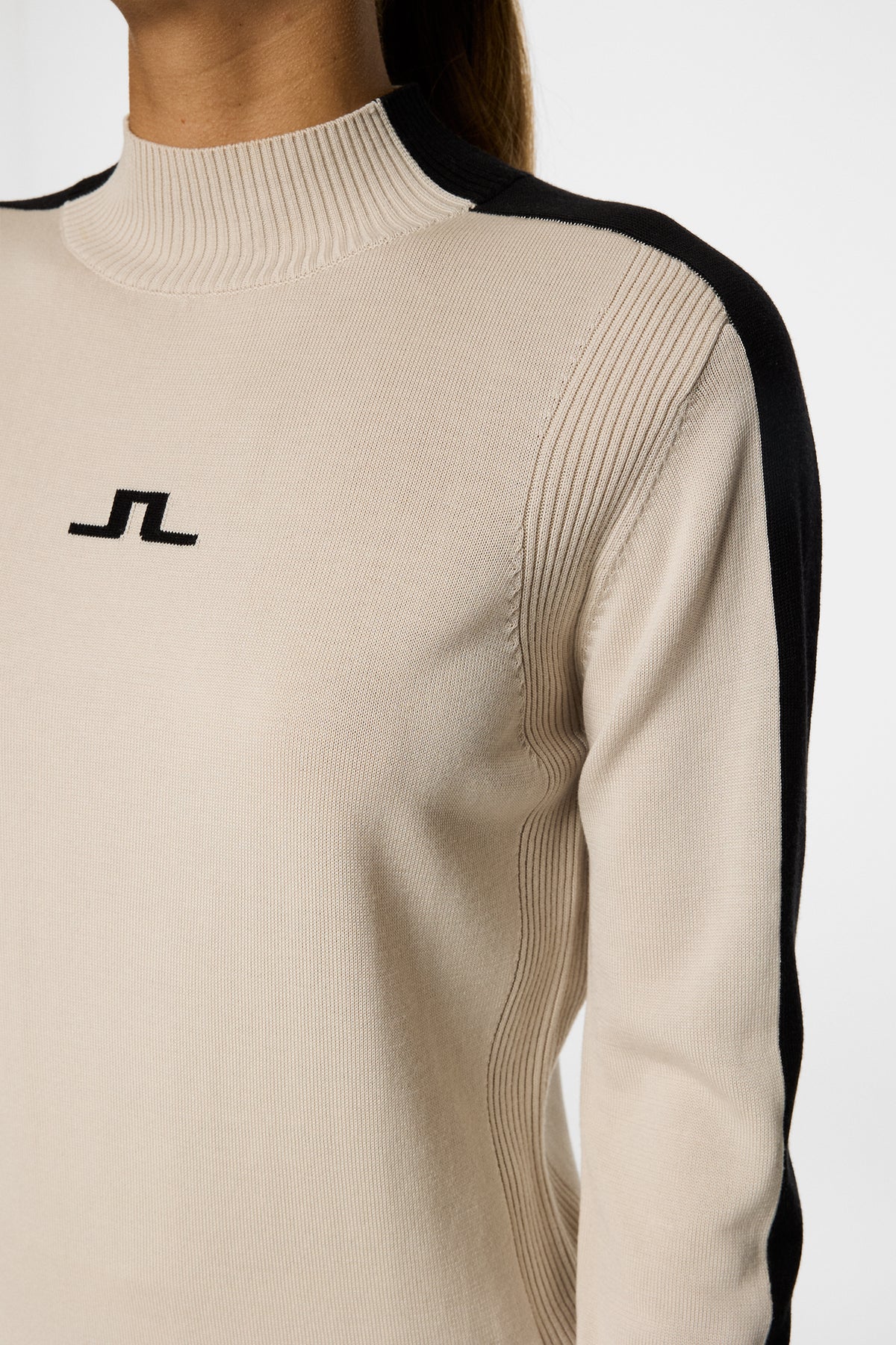 Adeline Knitted Sweater in Moonbeam by J.Lindeberg