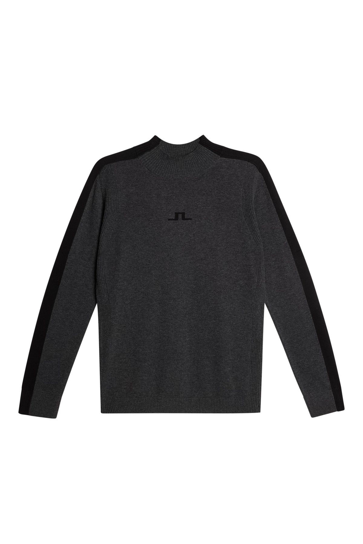 Adeline Knitted Sweater in Dark Grey Melange by J.Lindeberg